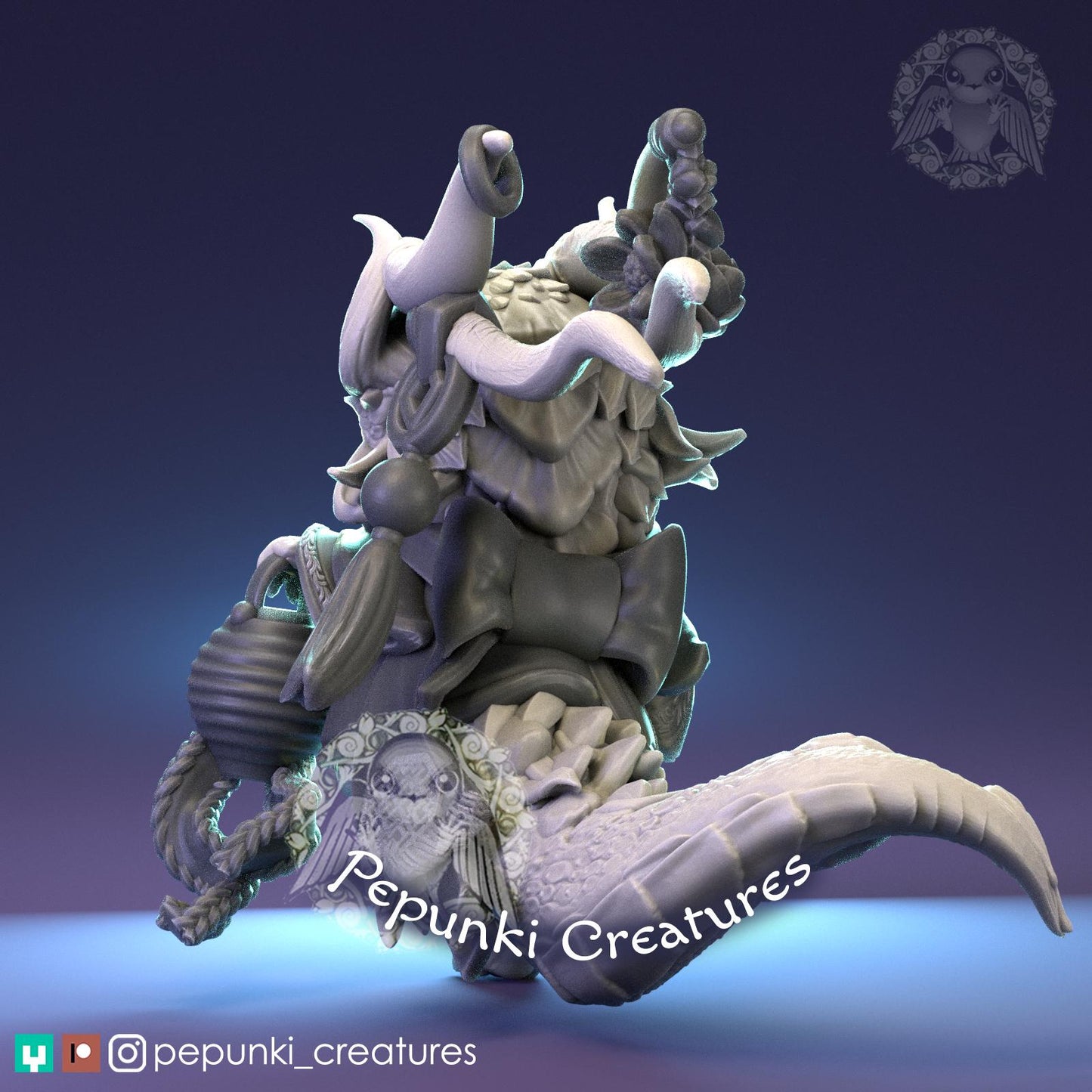 Little Dragon | Tabletop Miniature | Pepunki Creatures