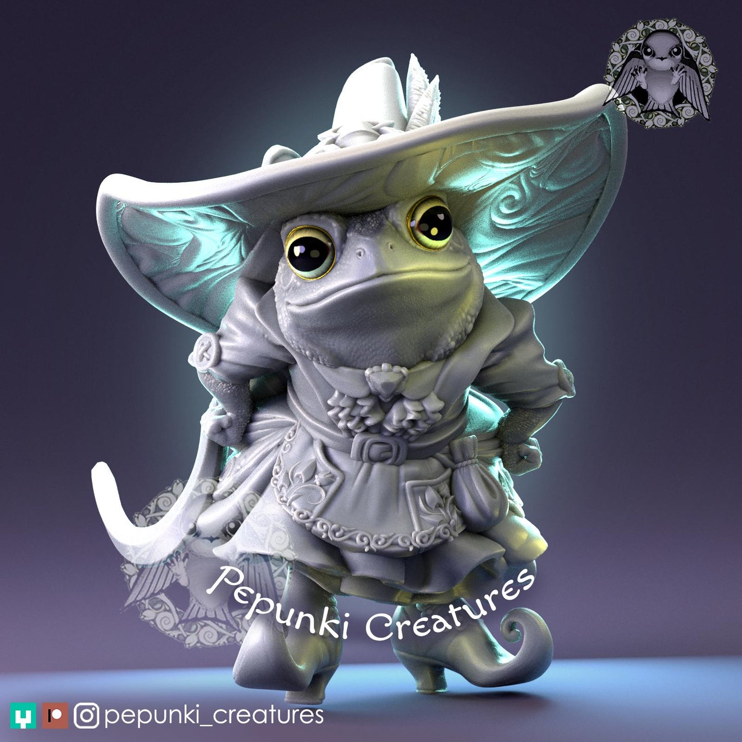 Toad Witch | Tabletop Miniature | Pepunki Creatures