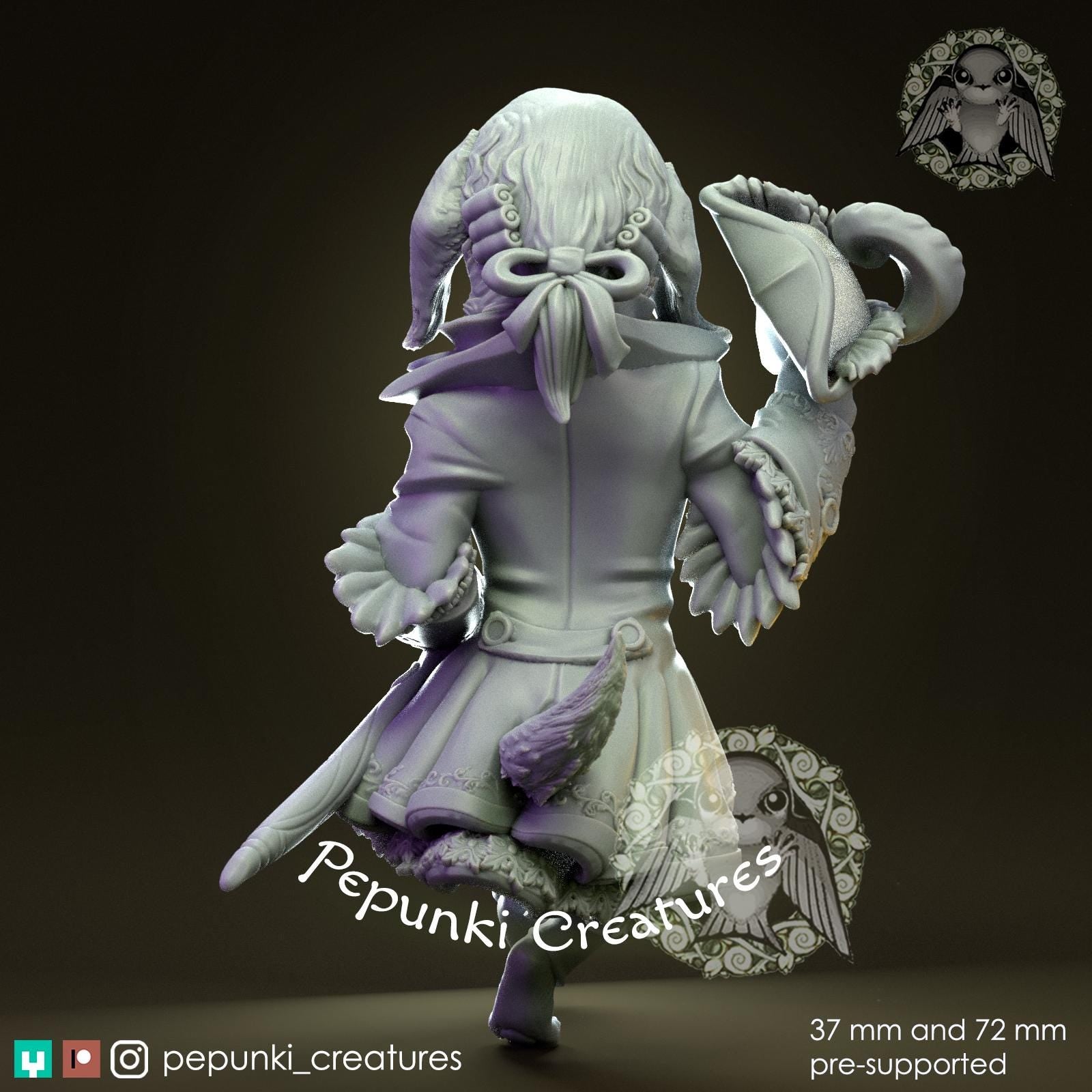 Dog Gentleman | Tabletop Miniature | Pepunki Creatures