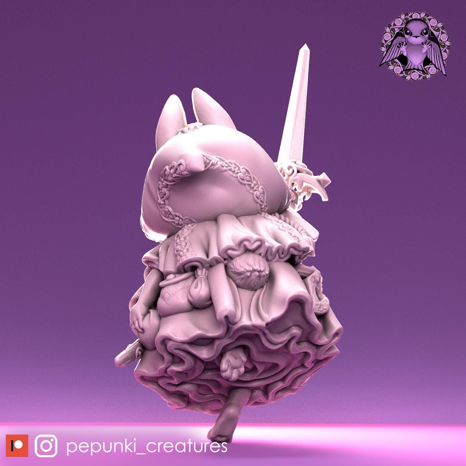 Bunny Rogue | Tabletop Miniature | Pepunki Creatures