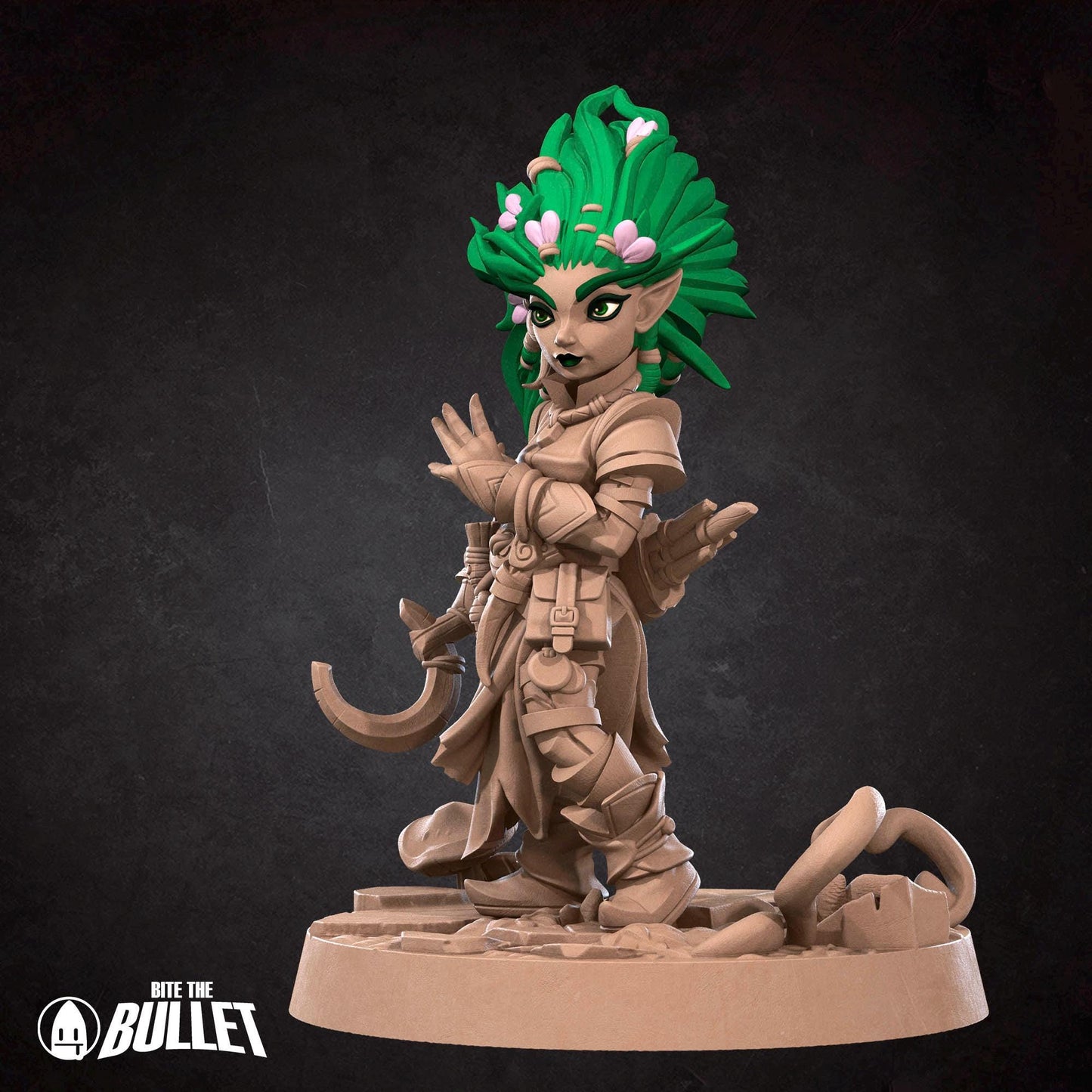 Gnome Druid Miniature | Bite the Bullet