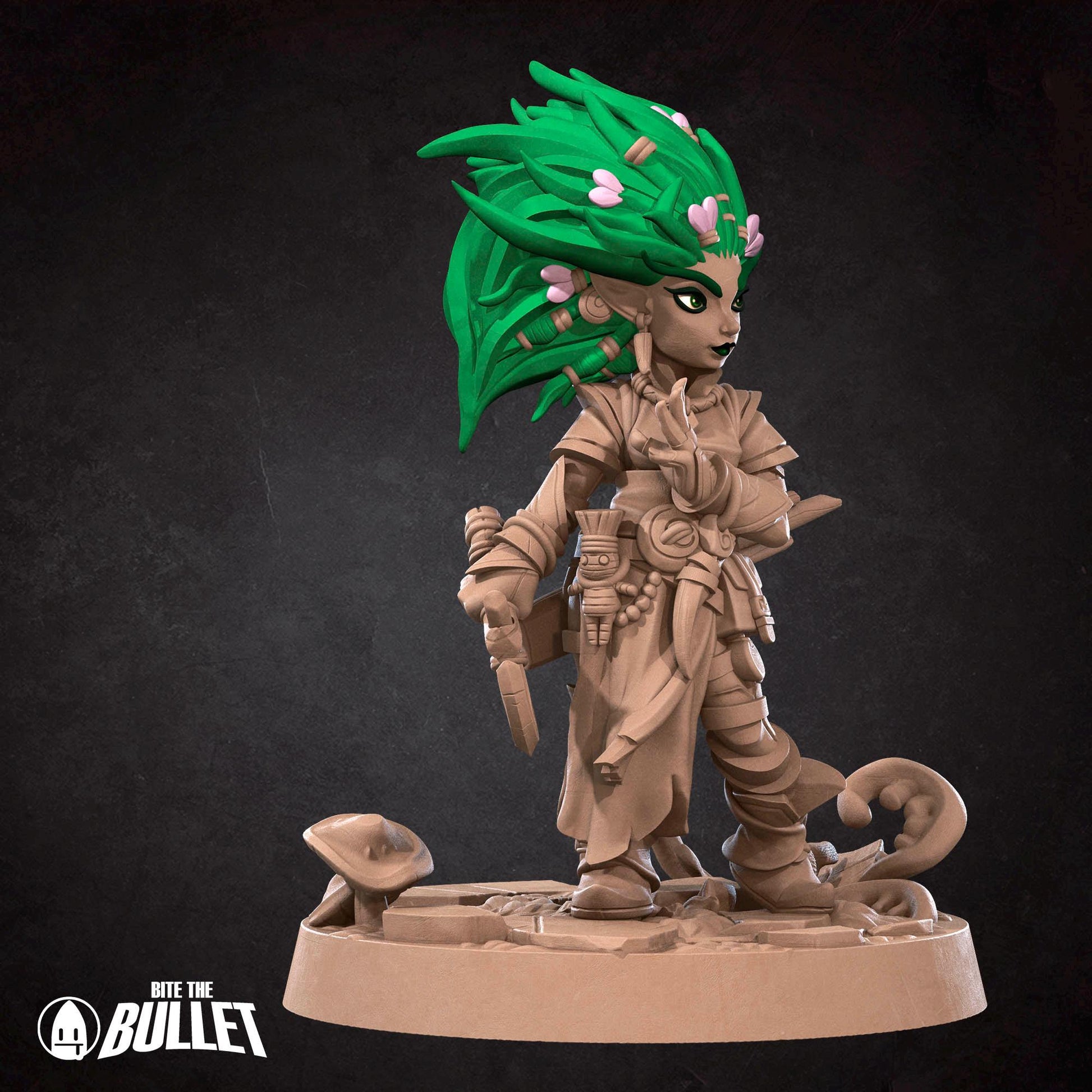 Gnome Druid Miniature | Bite the Bullet