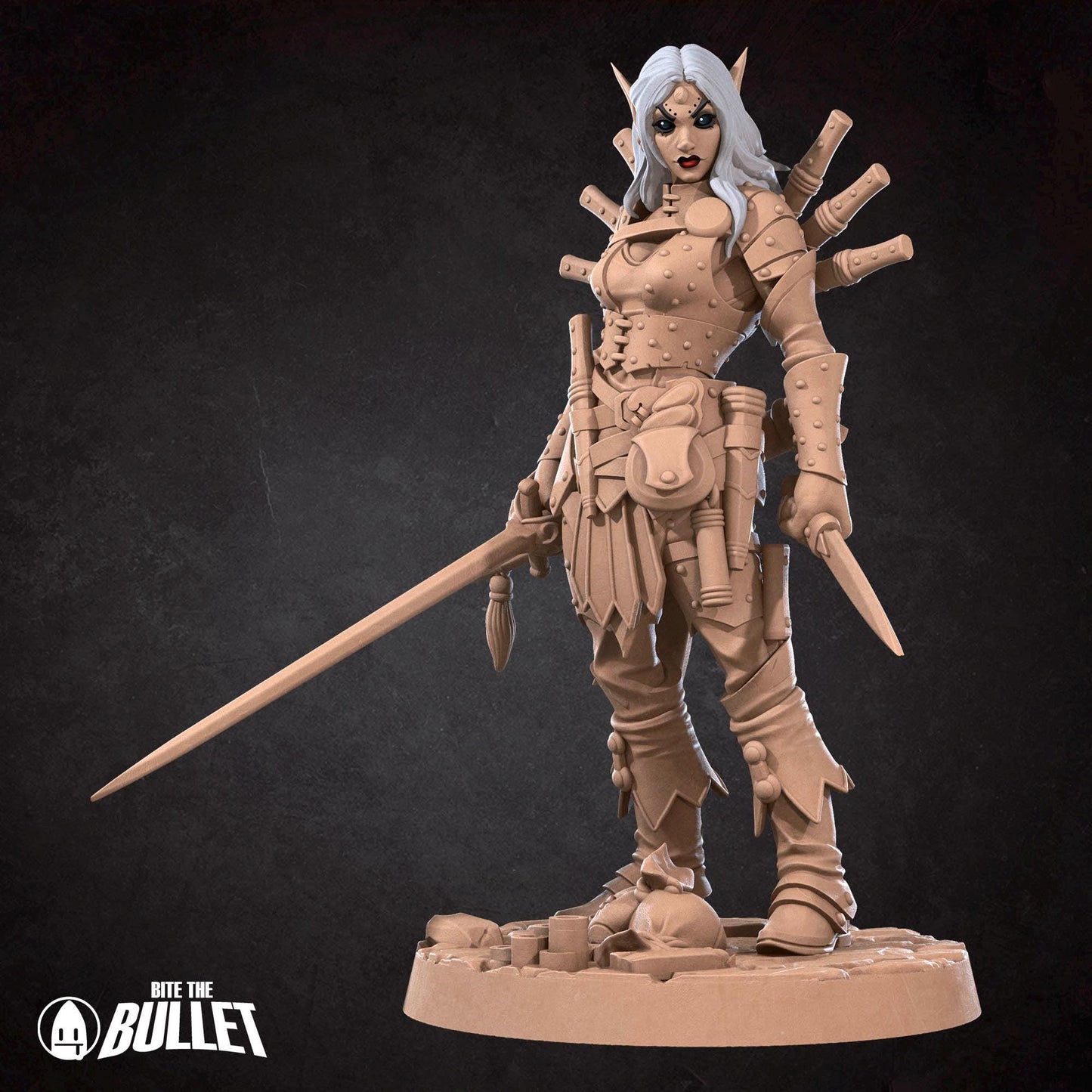 Elf Rogue Miniature | Bite the Bullet