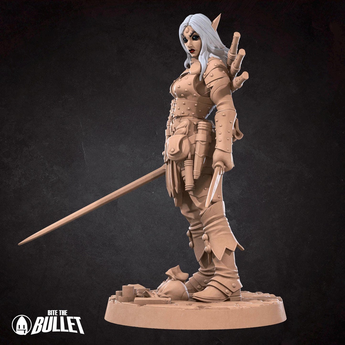 Elf Rogue Miniature | Bite the Bullet
