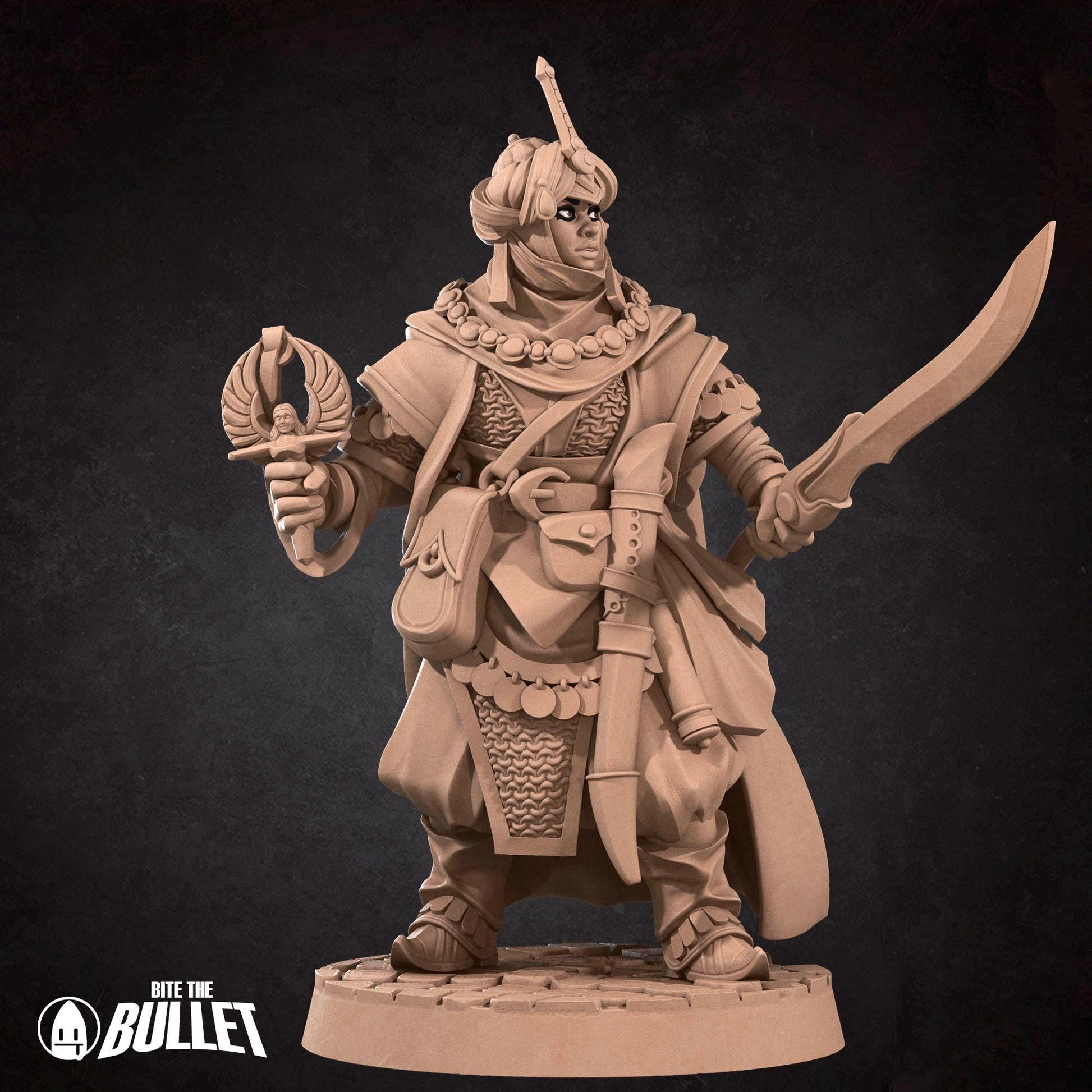 Human Cleric Miniature | Bite the Bullet