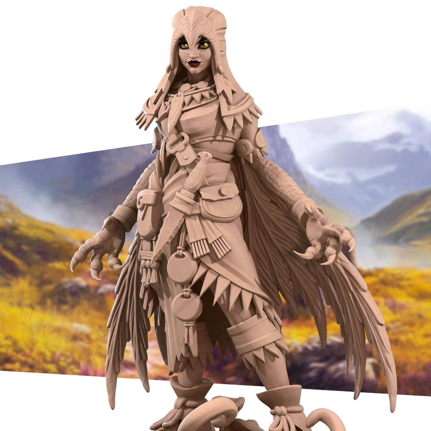 Human Bird Shapeshifter Miniature | Bite the Bullet