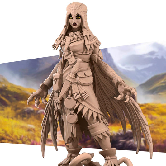 Human Bird Shapeshifter Miniature | Bite the Bullet