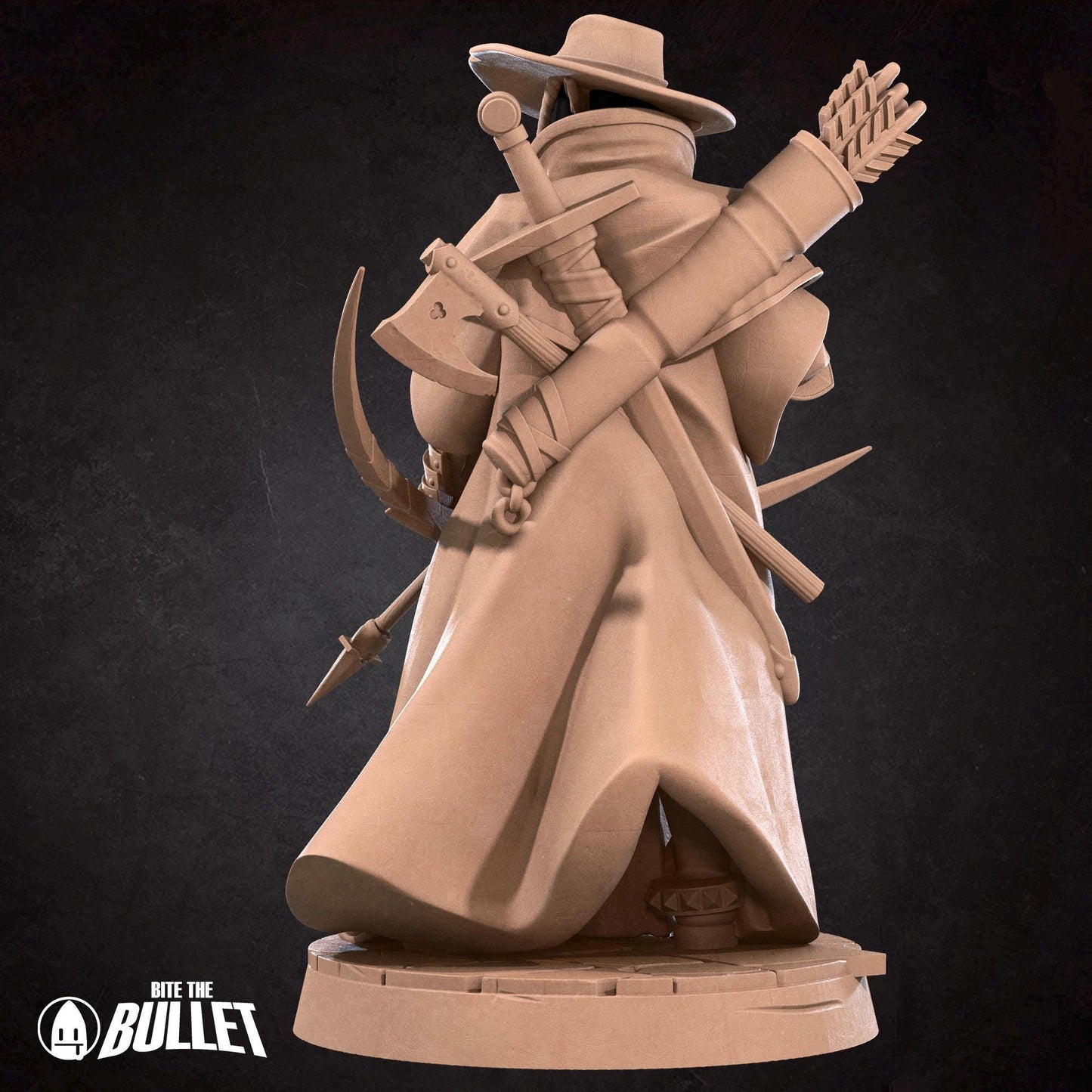 Half-Orc Ranger Miniature | Bite the Bullet