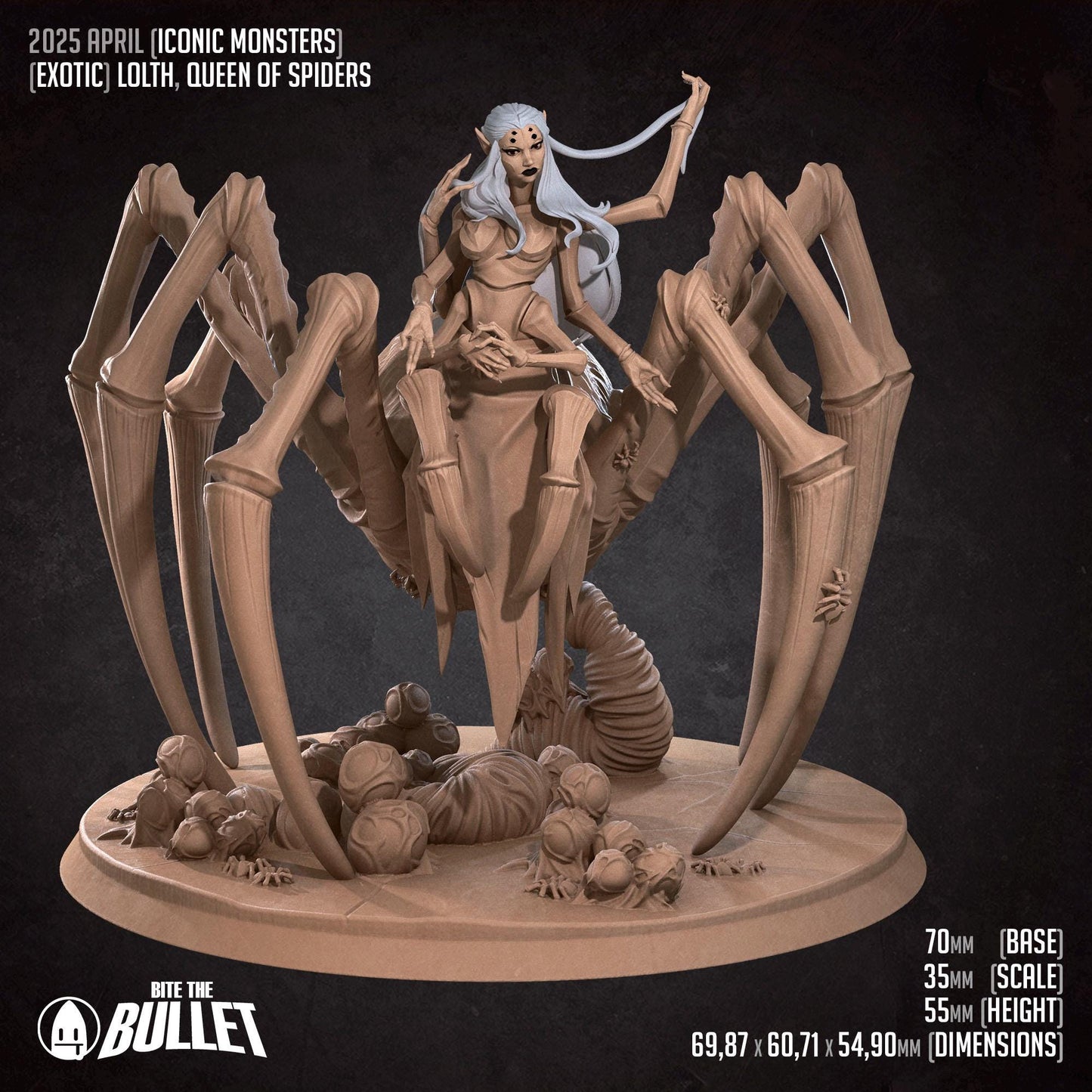 Lolth, Spider Queen Miniature | Bite the Bullet
