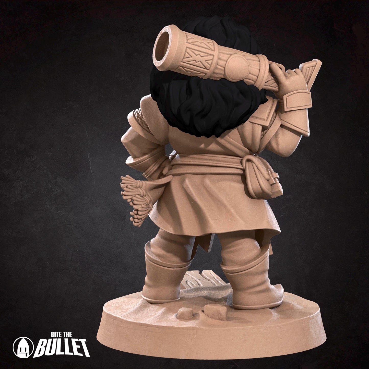 Dwarf Gunslinger Miniature | Bite the Bullet