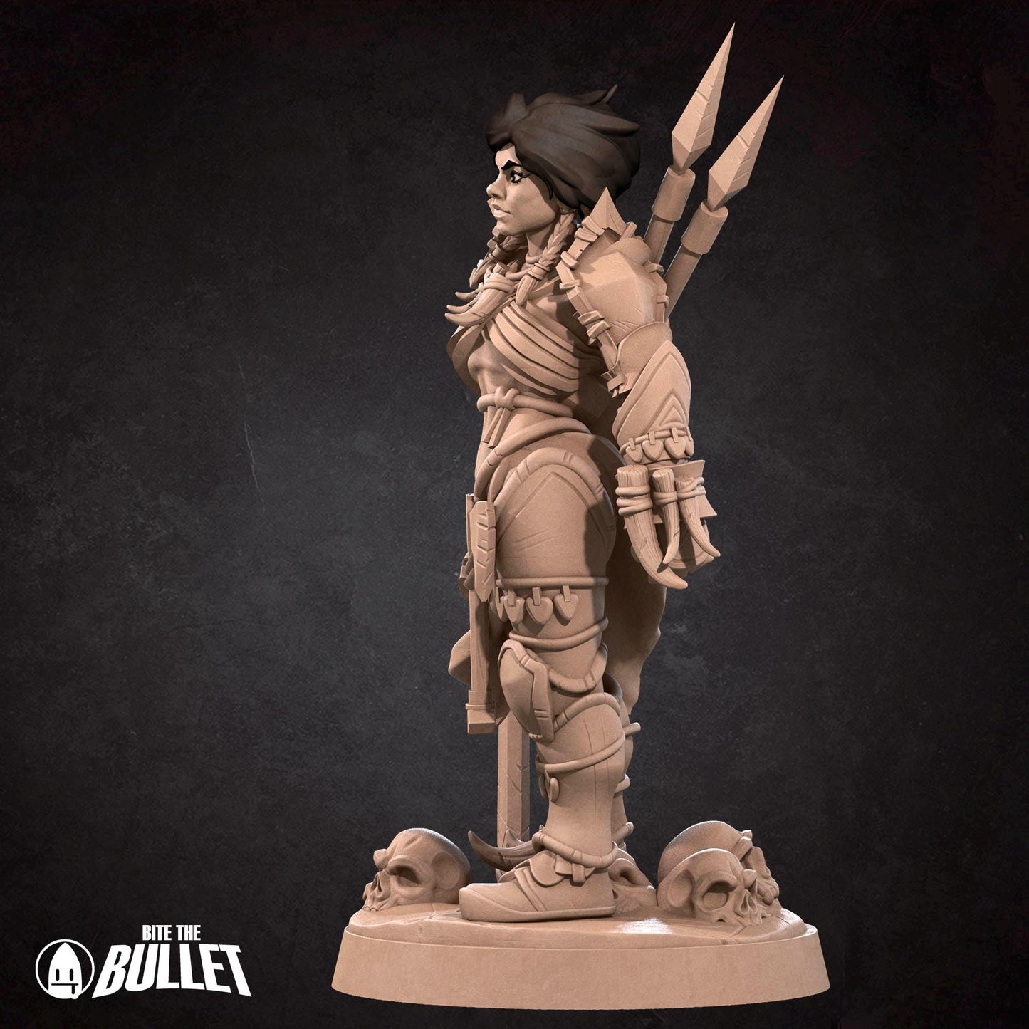 Human Barbarian Miniature | Bite the Bullet