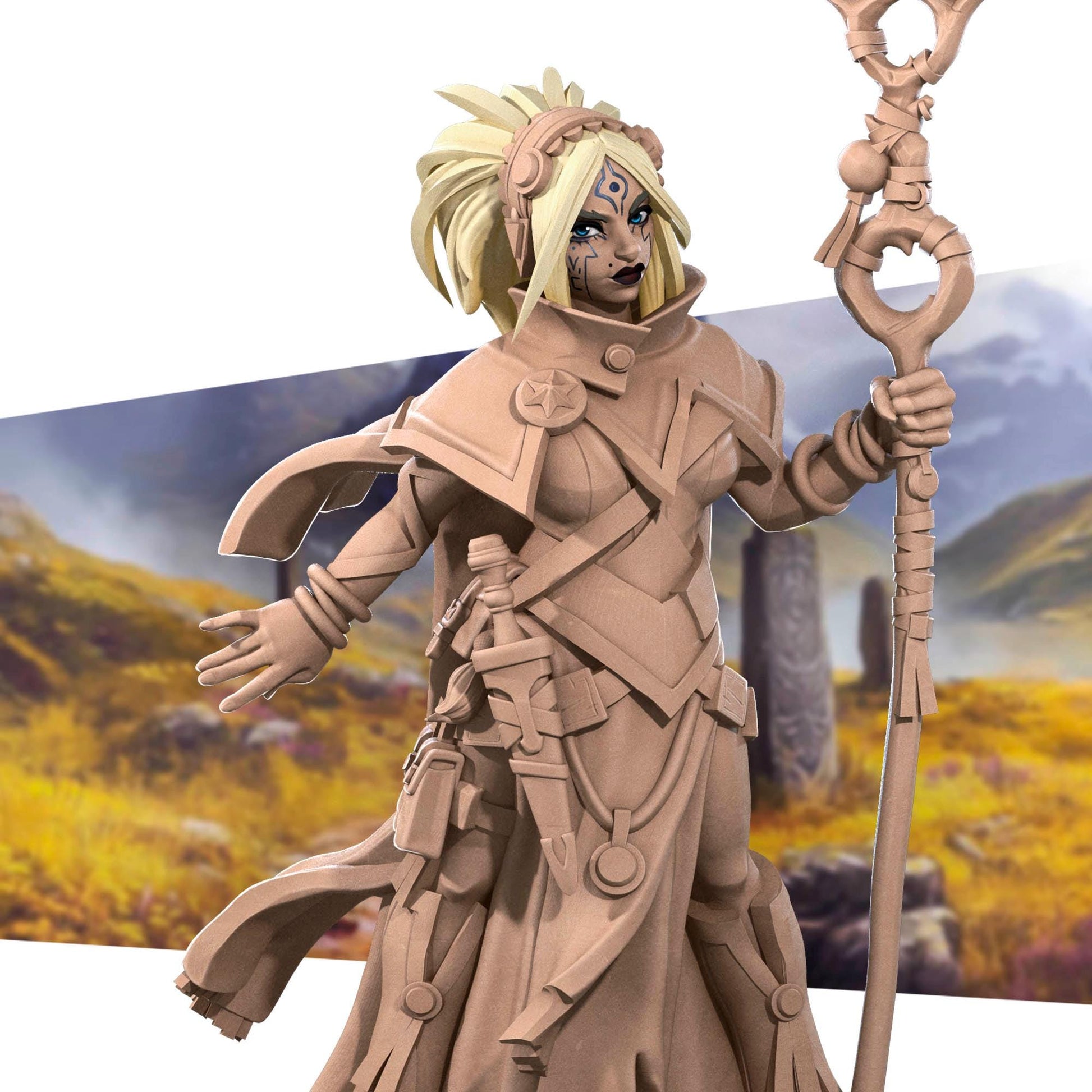 Human Sorceress Miniature | Bite the Bullet