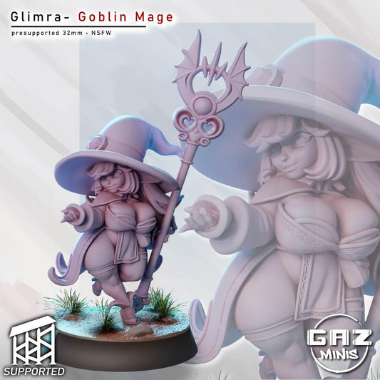 Glimra Goblin Mage Miniature | Gaz Minis