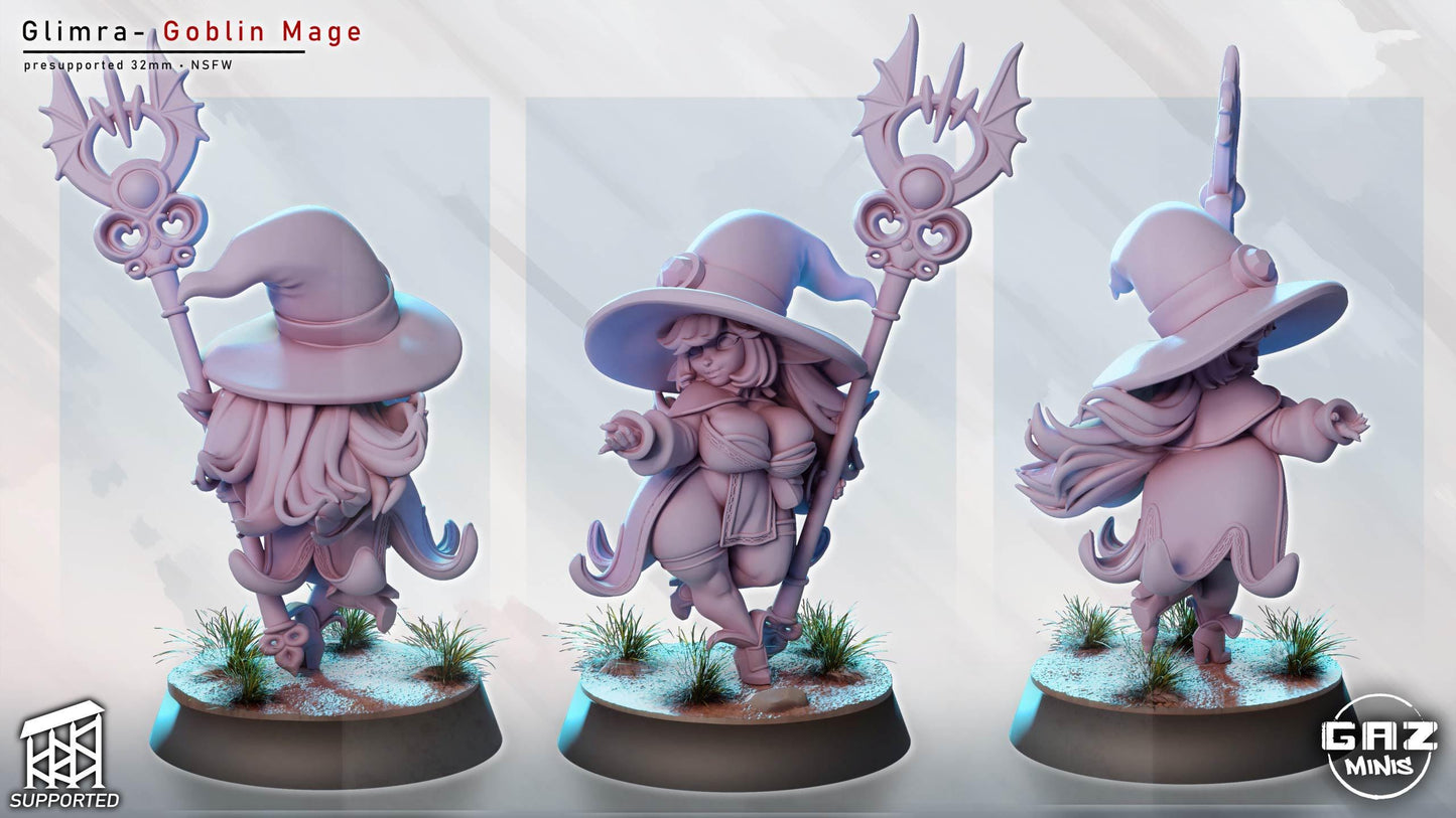Glimra Goblin Mage Miniature | Gaz Minis