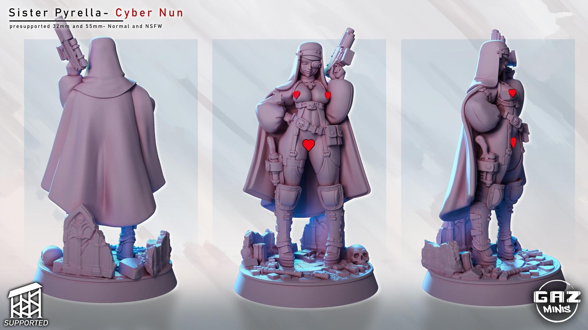Sister Pyrella - Cyber Nun | Gaz Minis