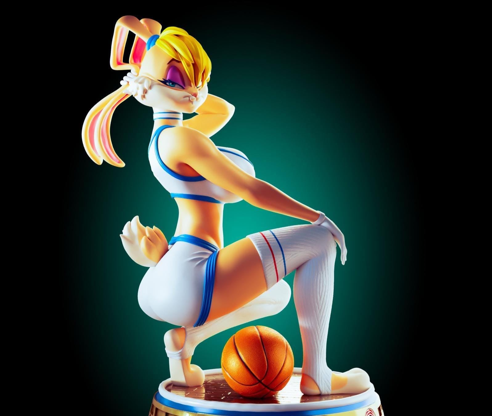 Basketball Bunny Model Kit | 3D Resin Printed Figurine | Officer Rhu