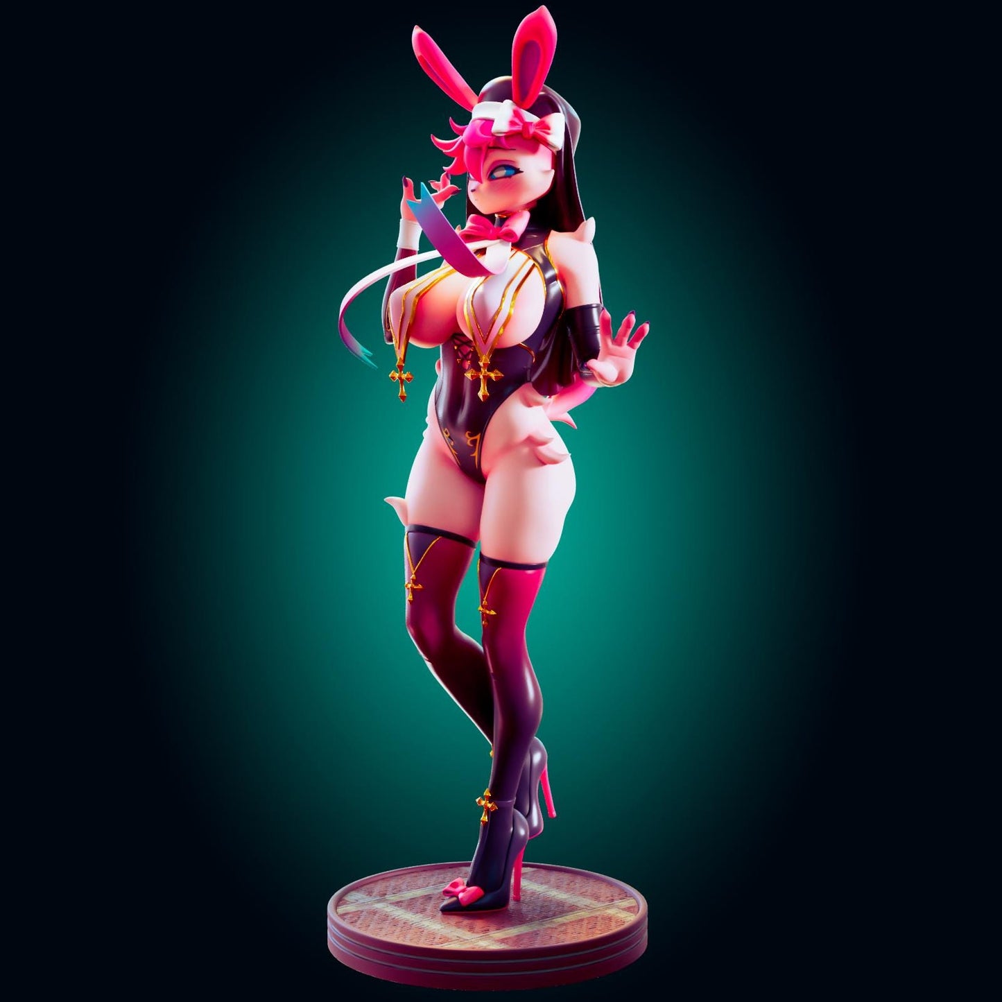 Fox Nun Model Kit | 3D Resin Printed Figurine | Officer Rhu