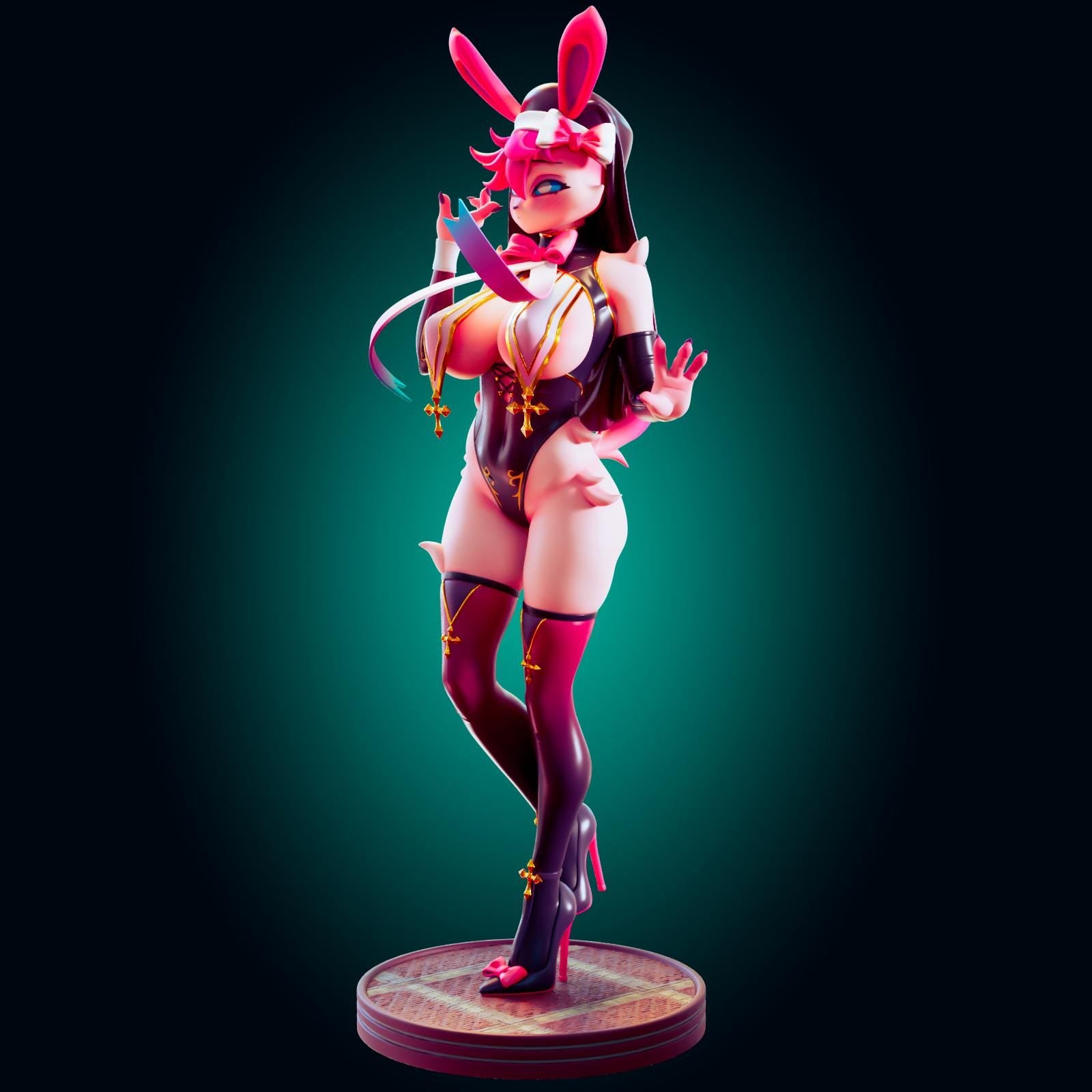 Fox Nun Model Kit | 3D Resin Printed Figurine | Officer Rhu
