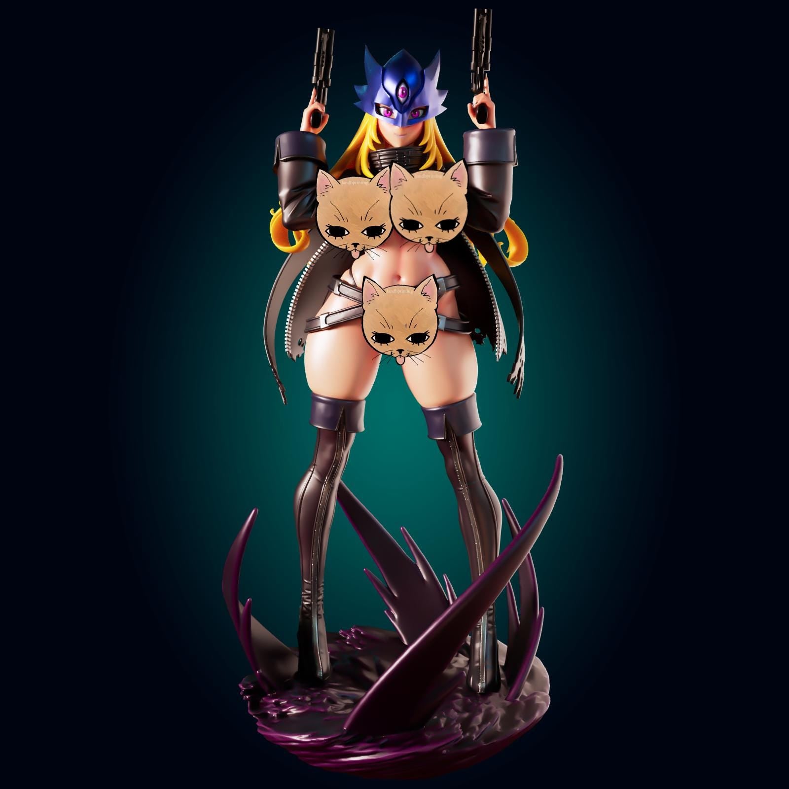 Wizard Lady Model Kit | 3D Resin Printed Figurine | Officer Rhu