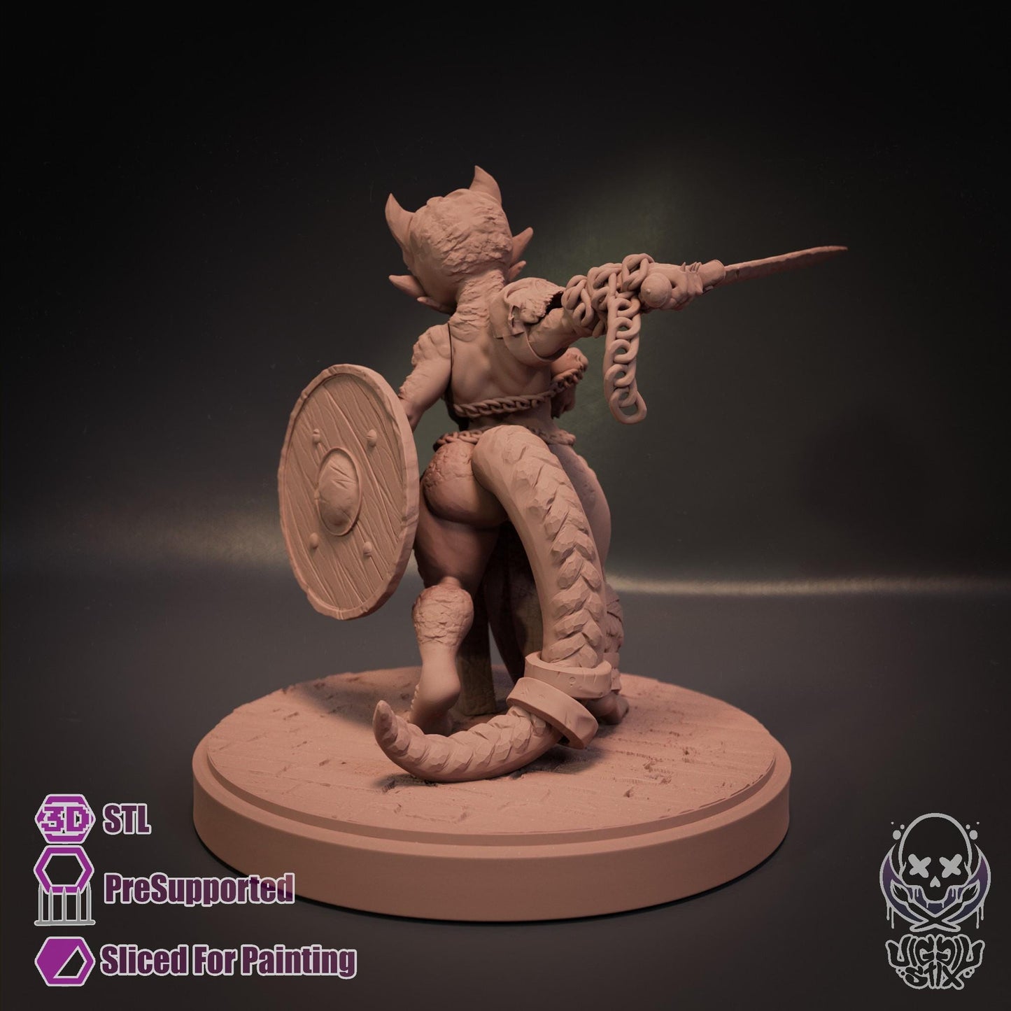 Warrior Kobold Miniature | Jigglystix