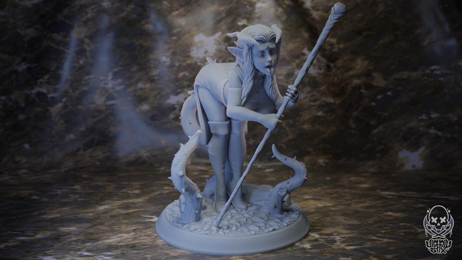 Druid Lady Miniature | Jigglystix