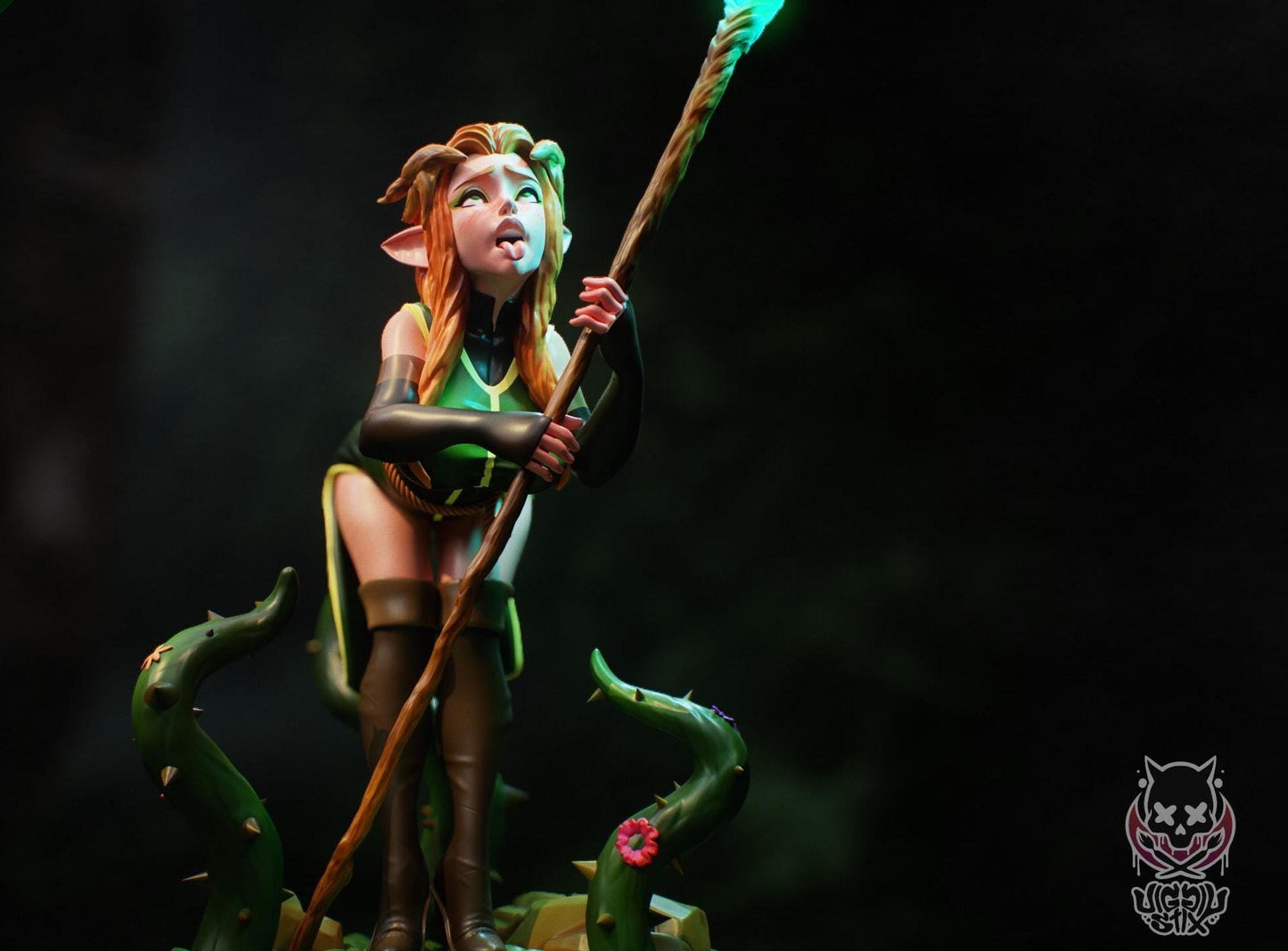 Druid Lady Miniature | Jigglystix