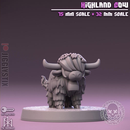 Highland Cow Miniature | Jigglystix