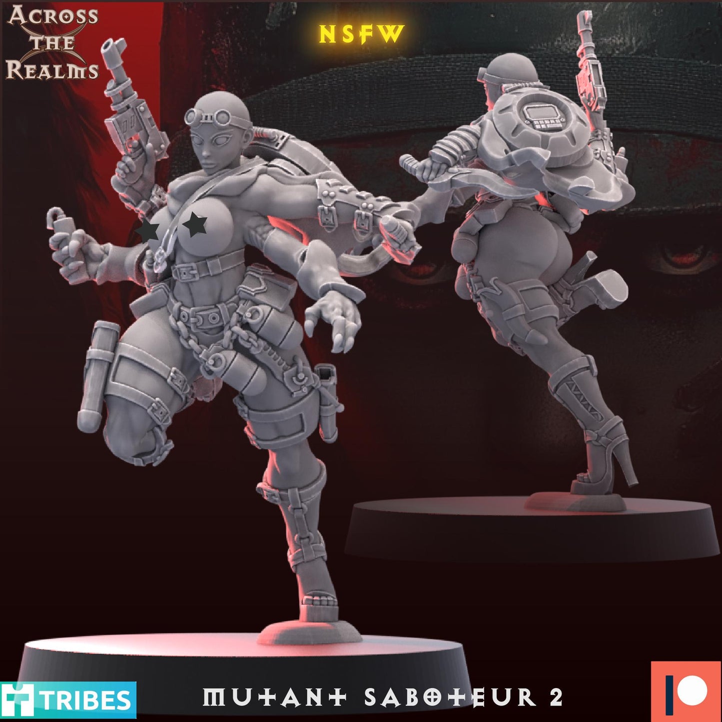 Mutant Saboteur Miniature | Across the Realms