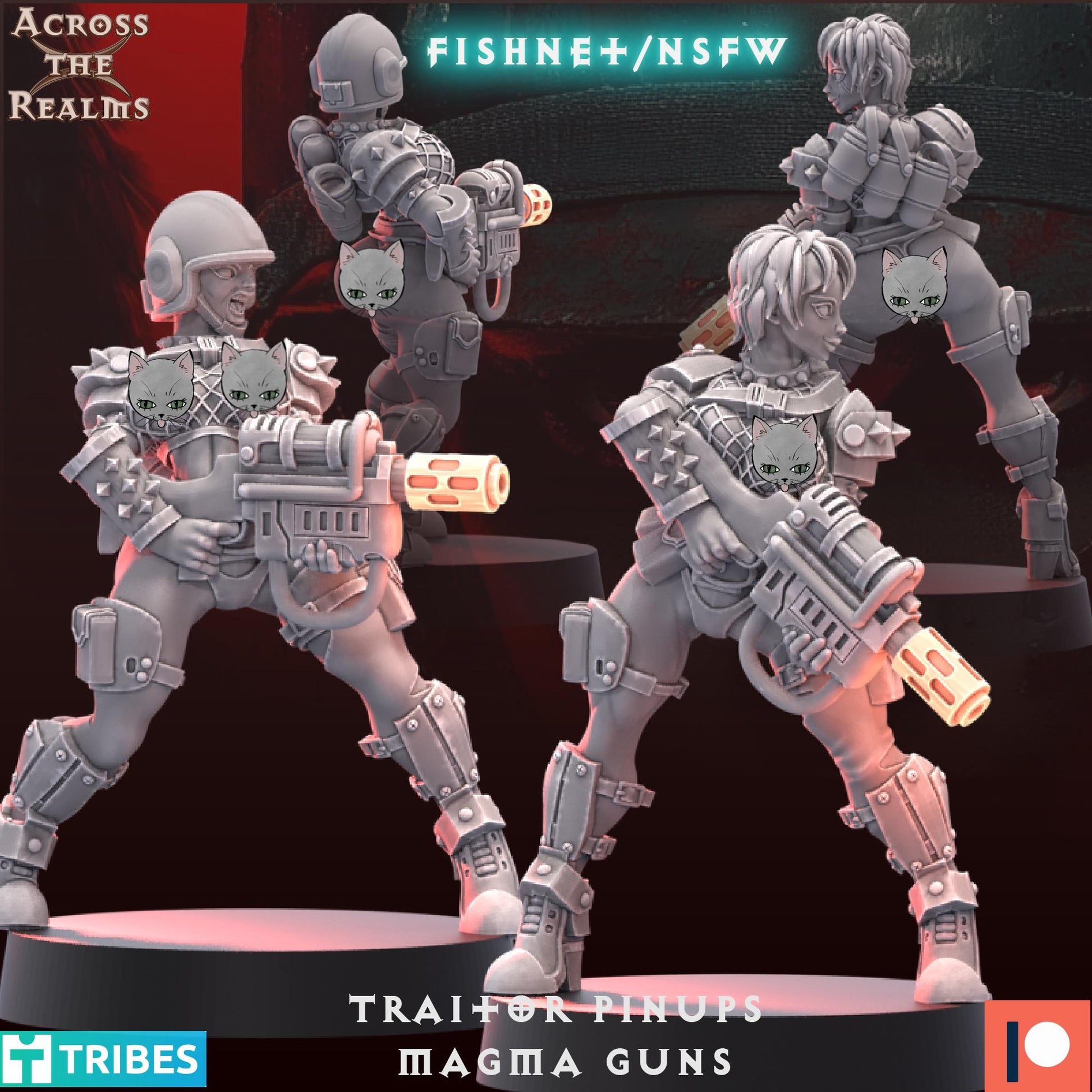 Saboteurs with Magma Guns | Across the Realms