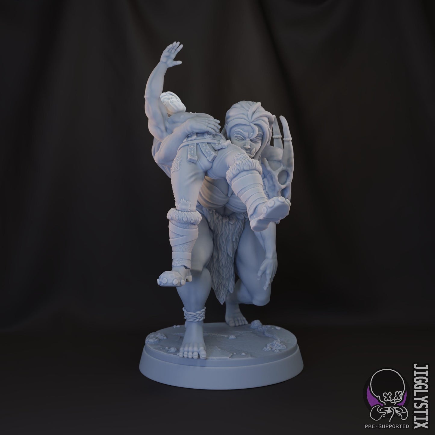 Female Orc Miniature | Jigglystix