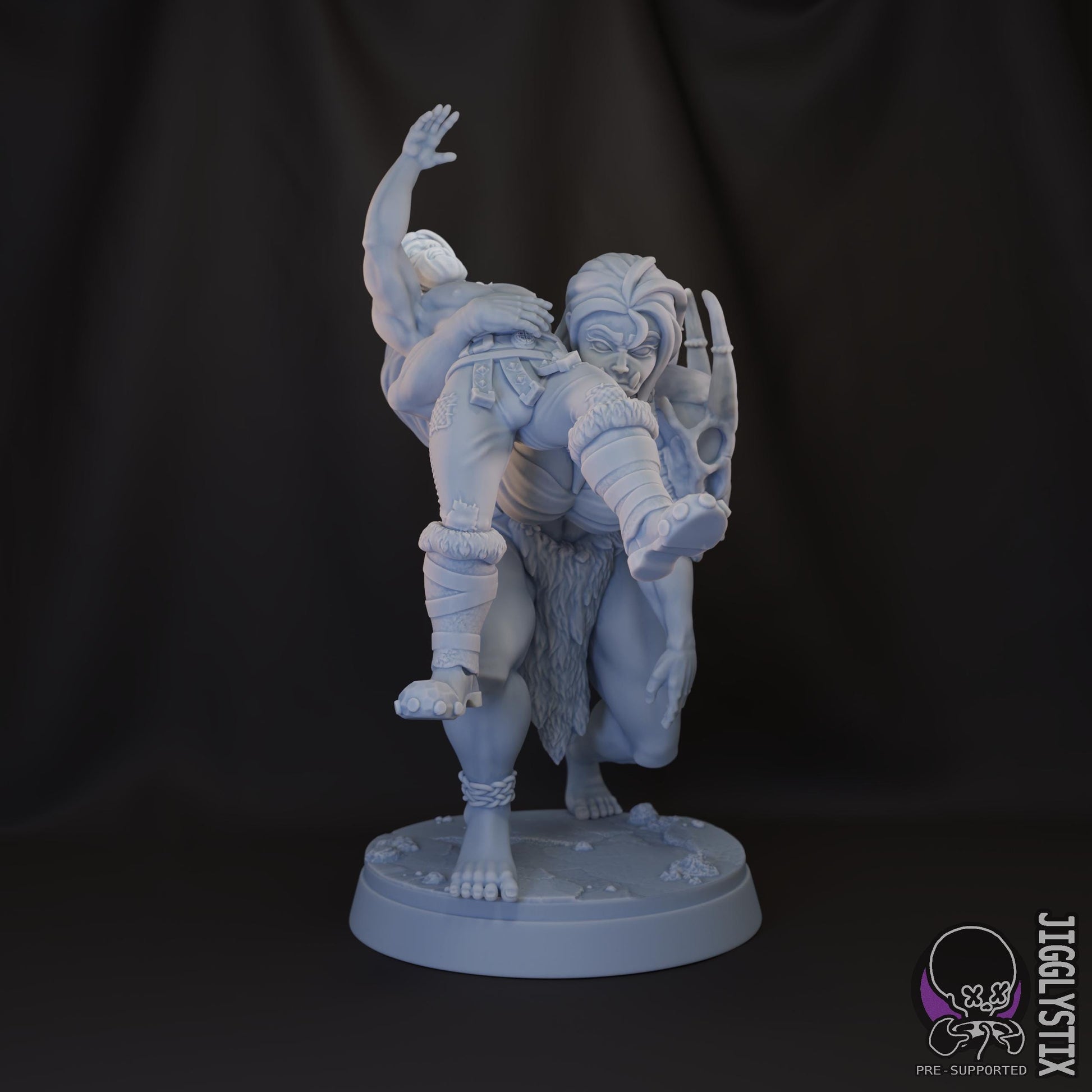 Female Orc Miniature | Jigglystix