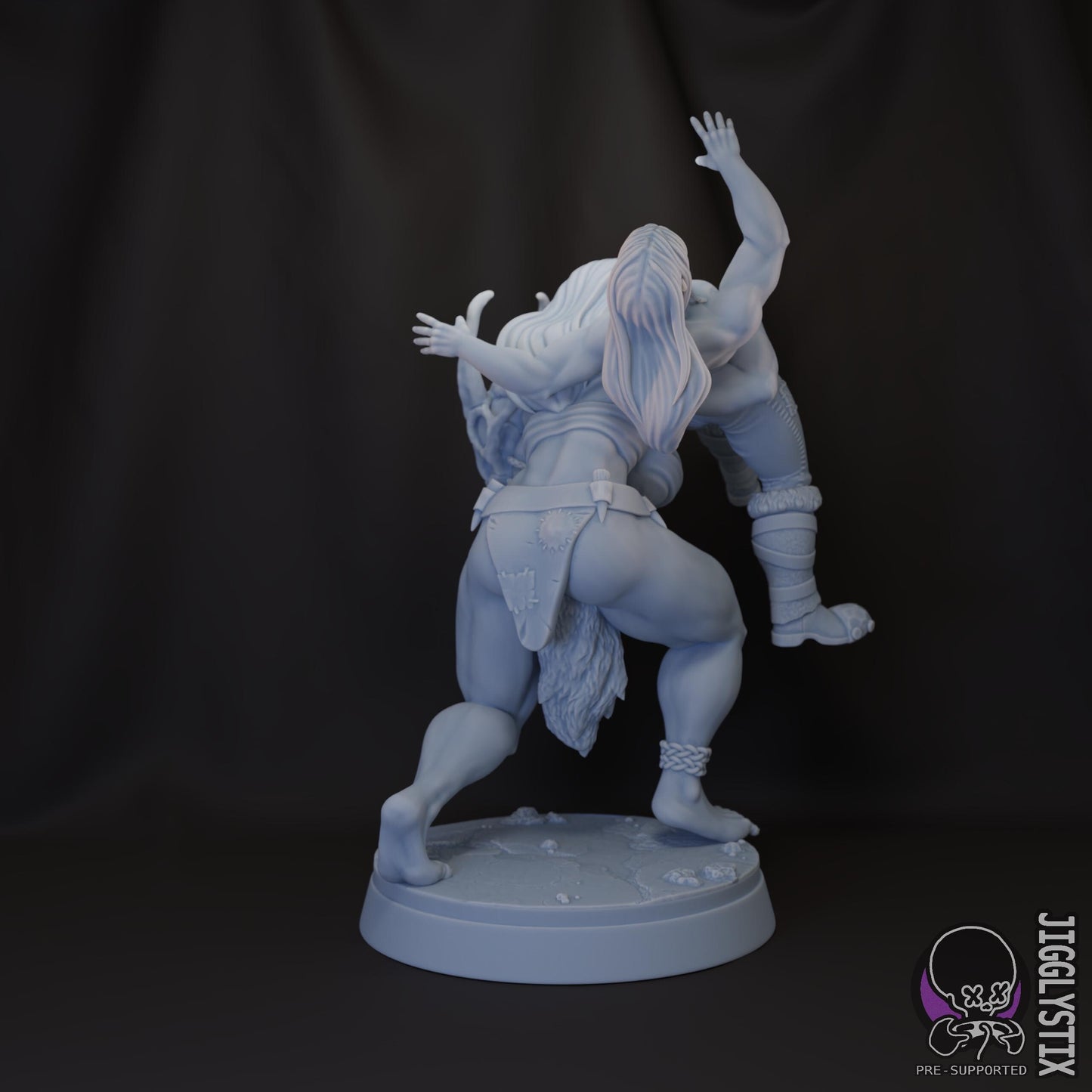 Female Orc Miniature | Jigglystix