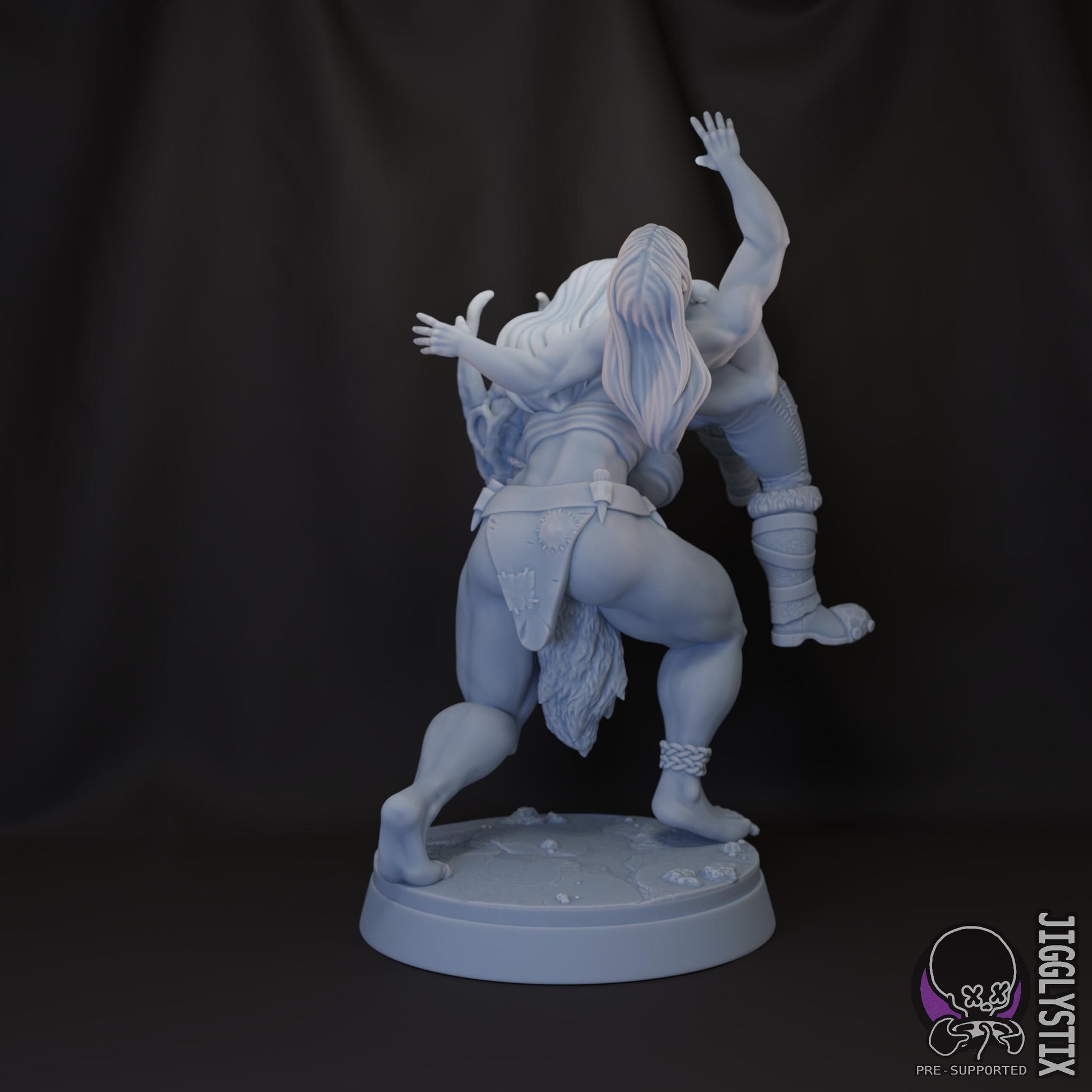 Female Orc Miniature | Jigglystix