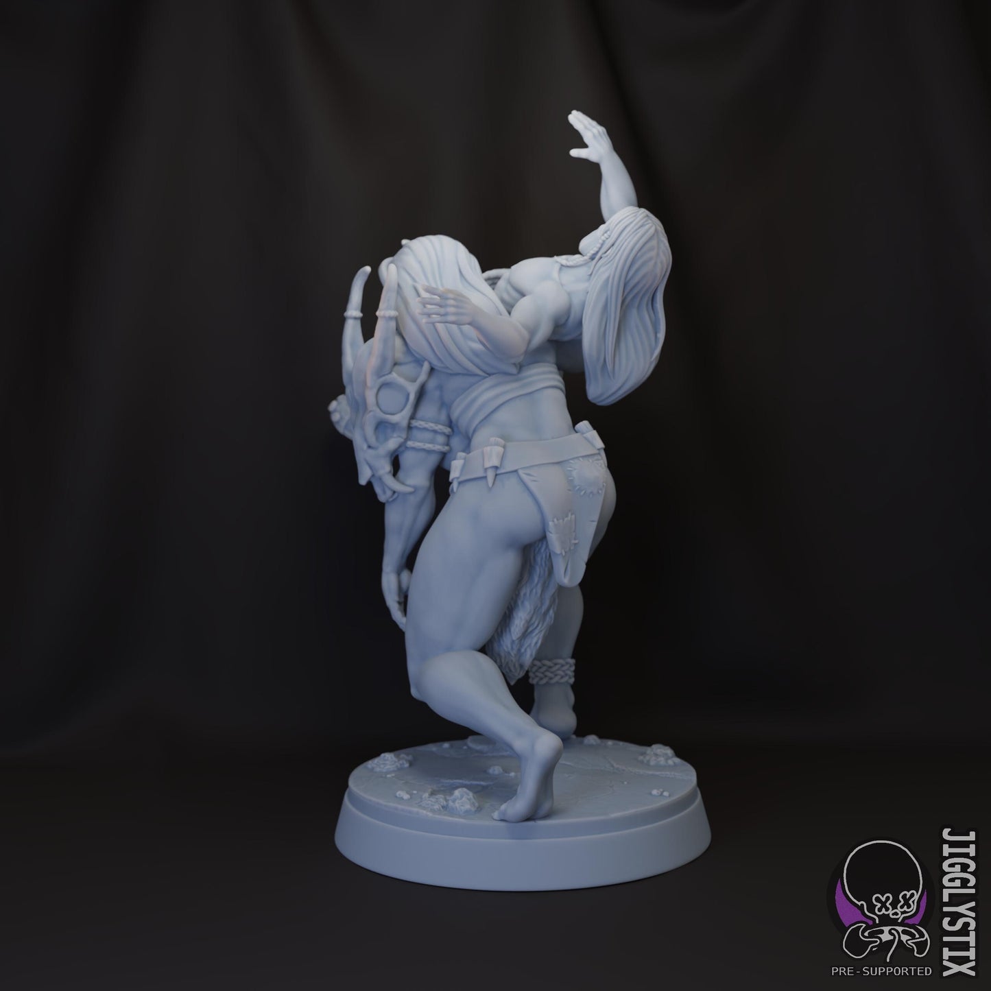 Female Orc Miniature | Jigglystix