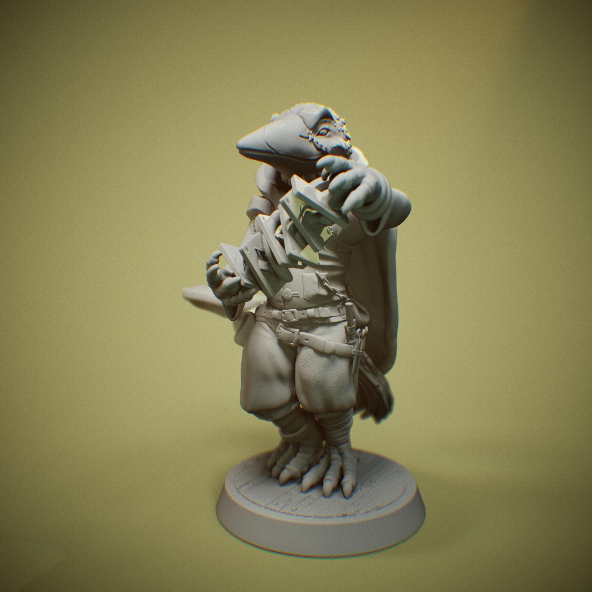 Tengu Gambler Miniature | Jigglystix