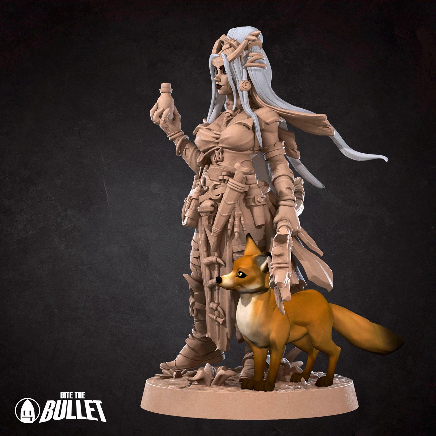 Human Witch & Fox Miniature | Bite the Bullet