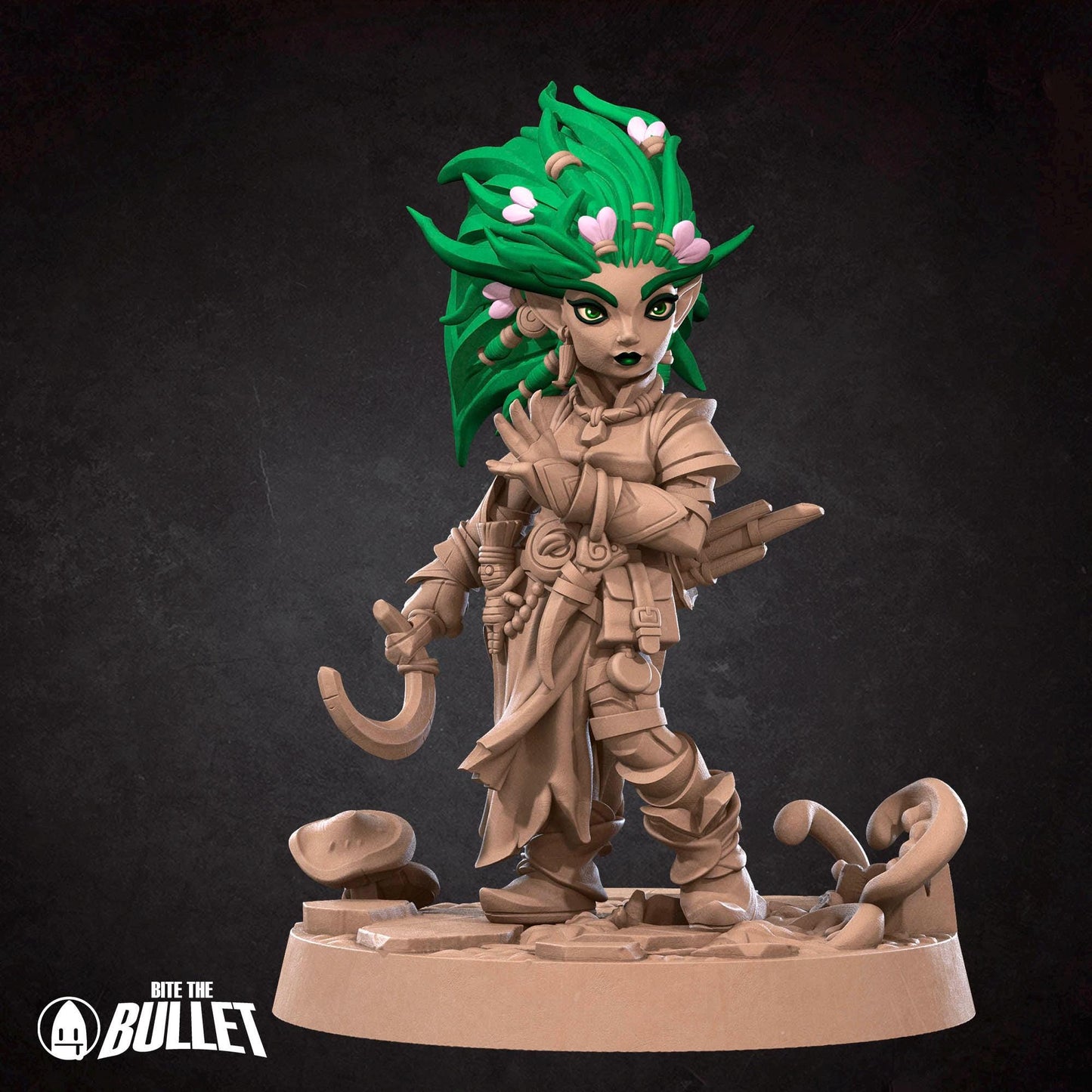 Gnome Druid Miniature | Bite the Bullet