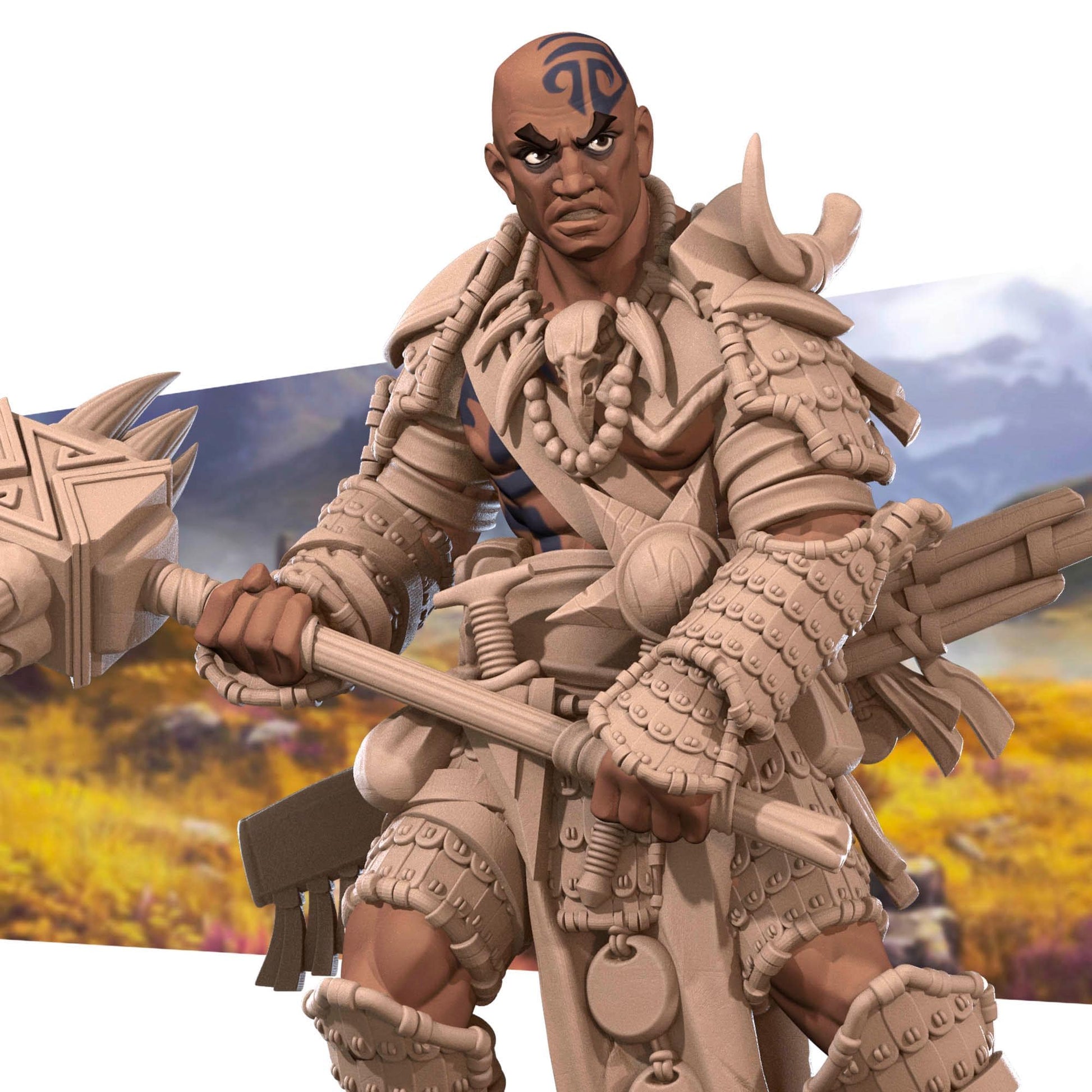 Human Bloodrager Miniature | Bite the Bullet