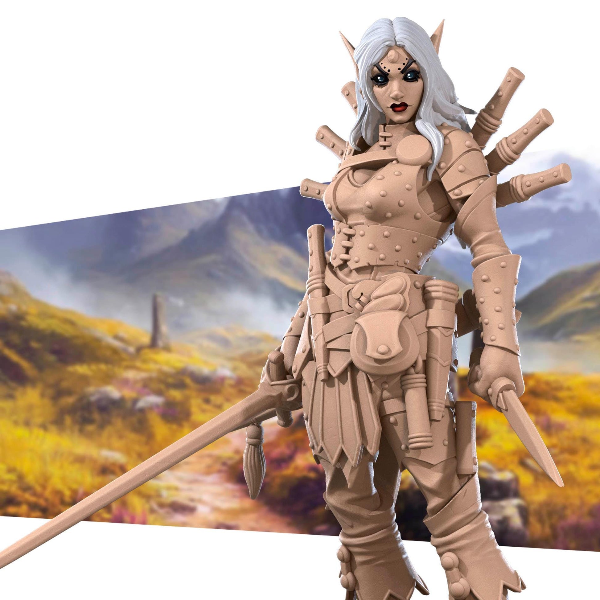 Elf Rogue Miniature | Bite the Bullet