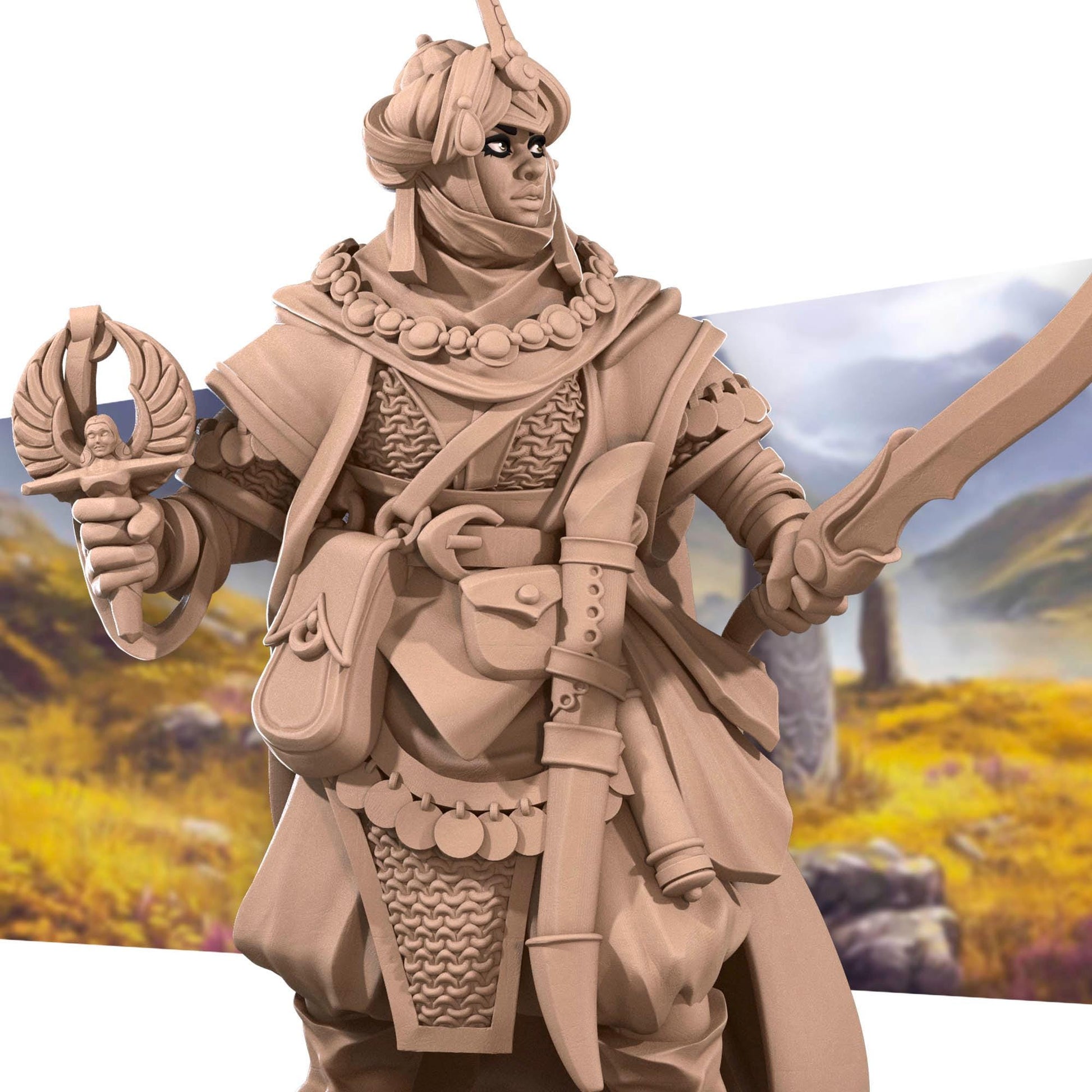 Human Cleric Miniature | Bite the Bullet