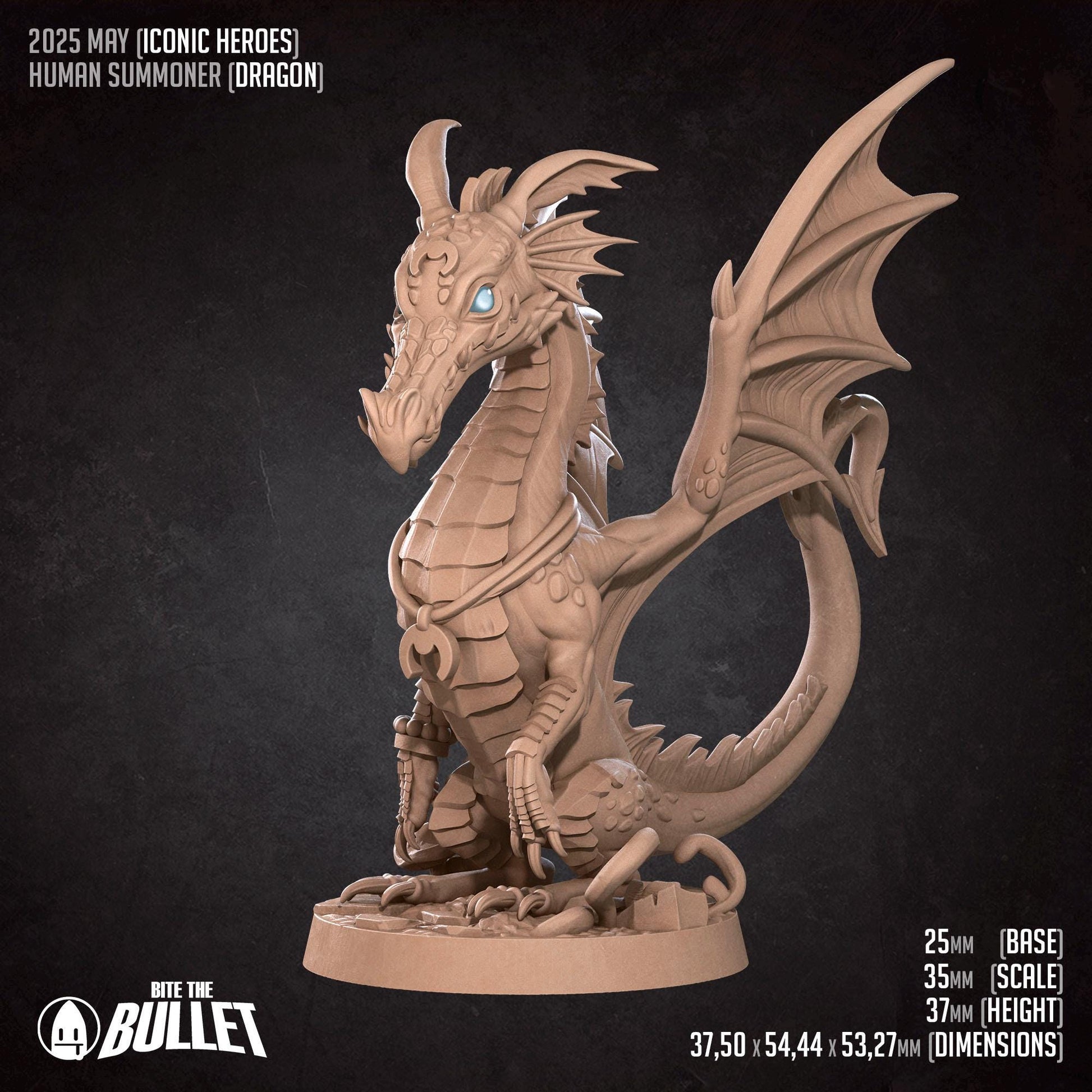 Summoner & Dragon Miniature | Bite the Bullet