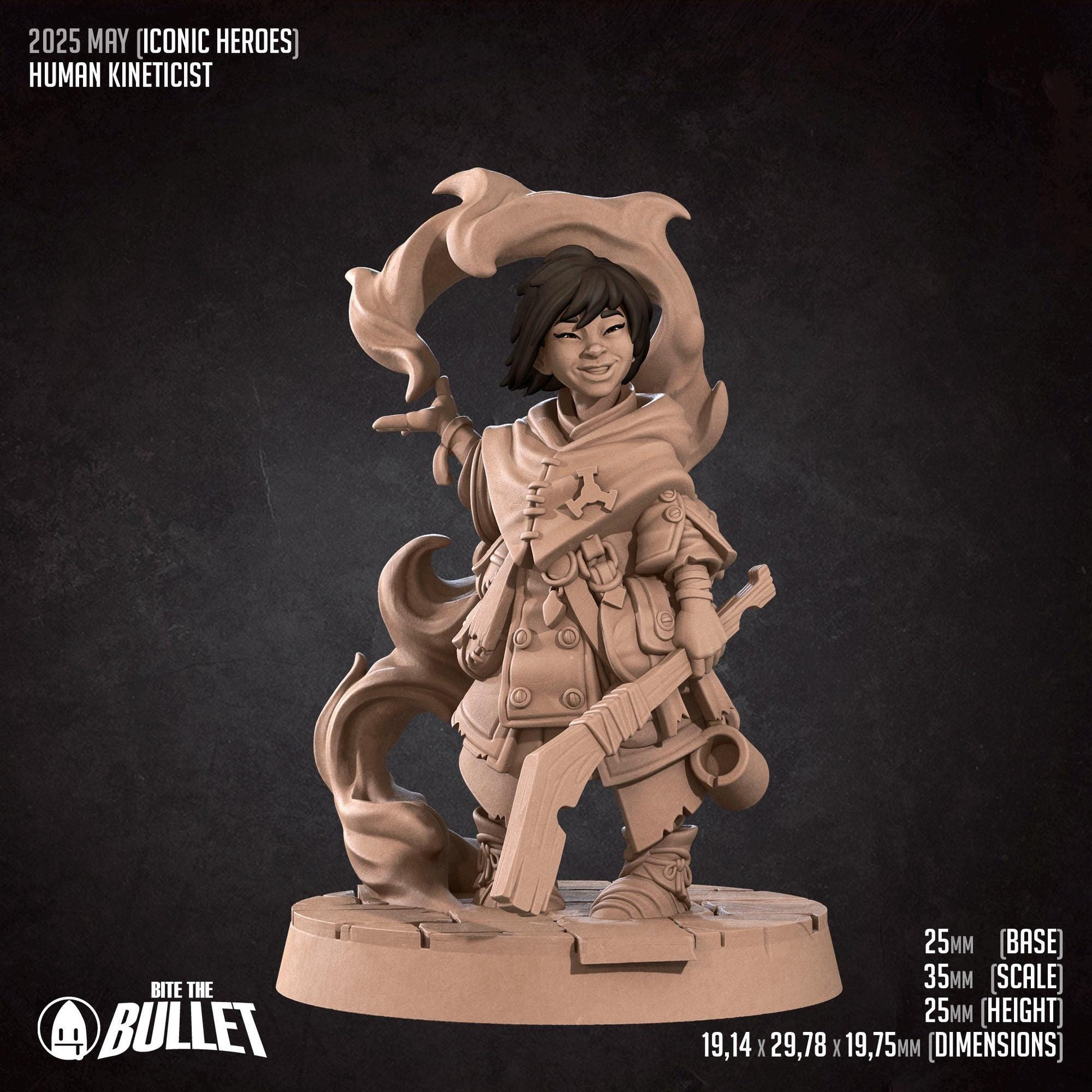 Human Kineticist Miniature | Bite the Bullet