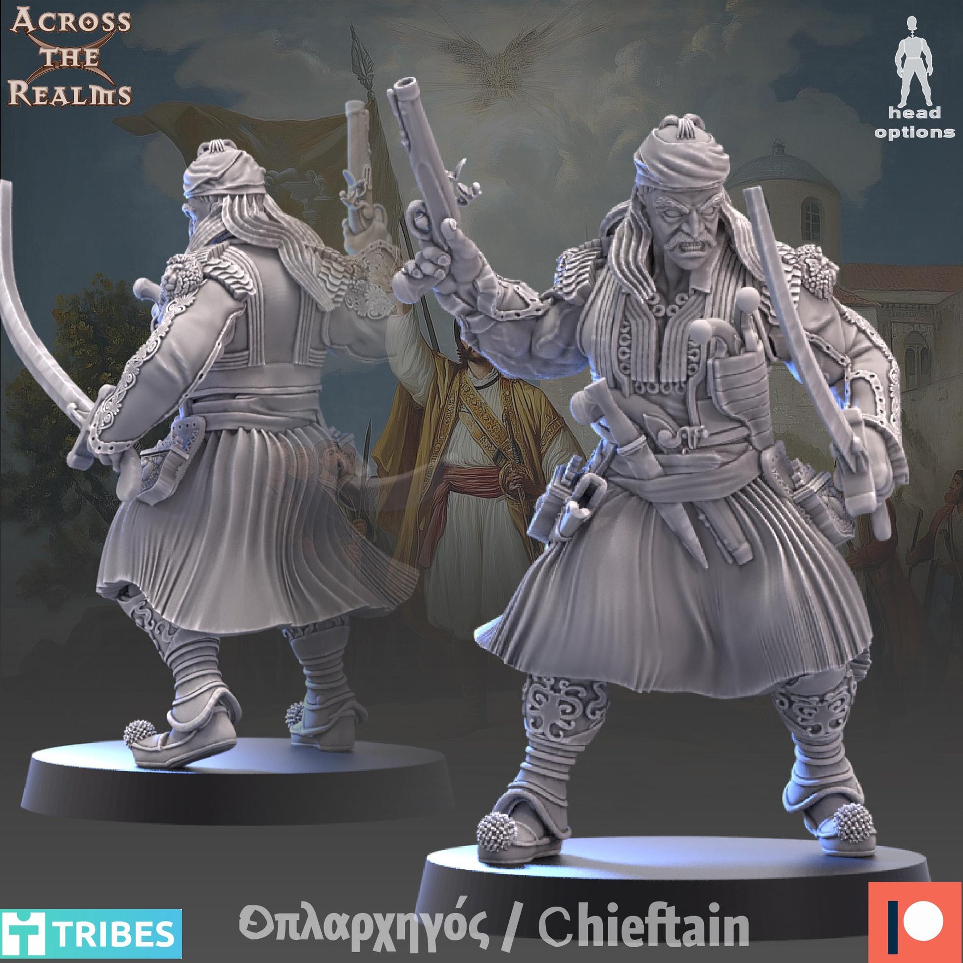 Pelopenesse Chieftain Miniature | Across the Realms
