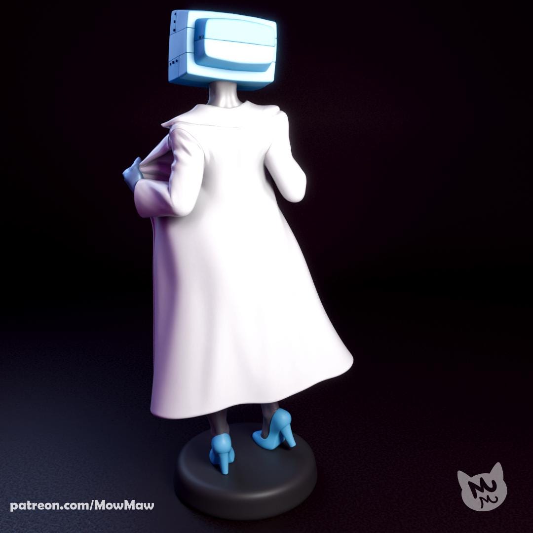 Computer Lady Model Kit | Mow Maw