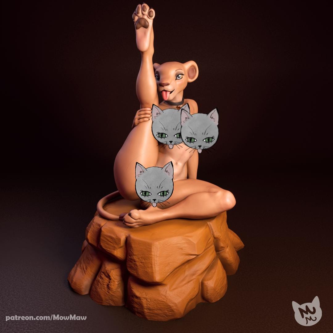 Lion Lady Model Kit | Mow Maw