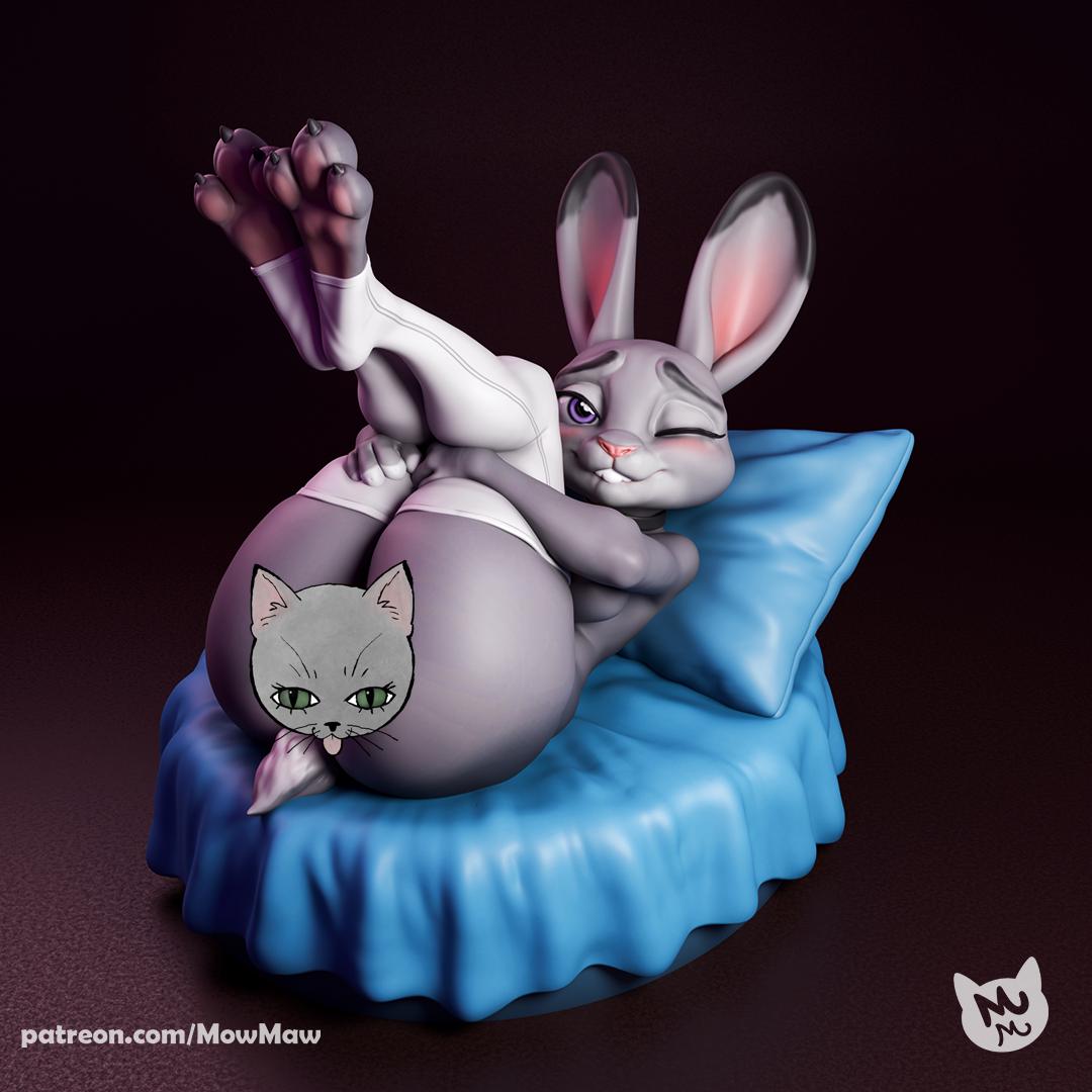Bunny Cop Model Kit | Mow Maw