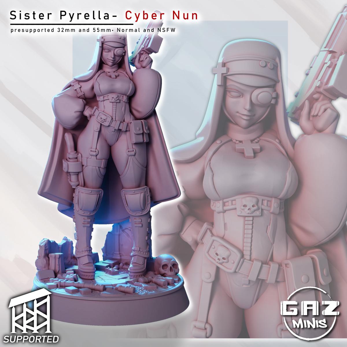 Sister Pyrella - Cyber Nun | Gaz Minis