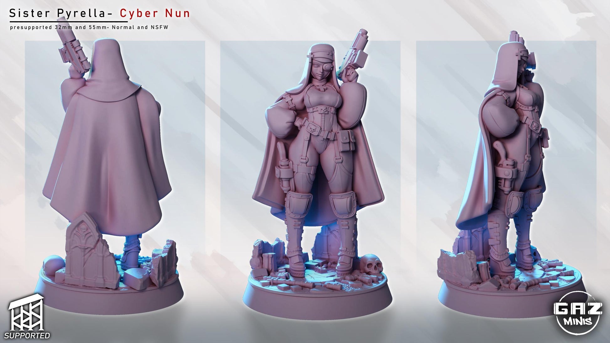 Sister Pyrella - Cyber Nun | Gaz Minis