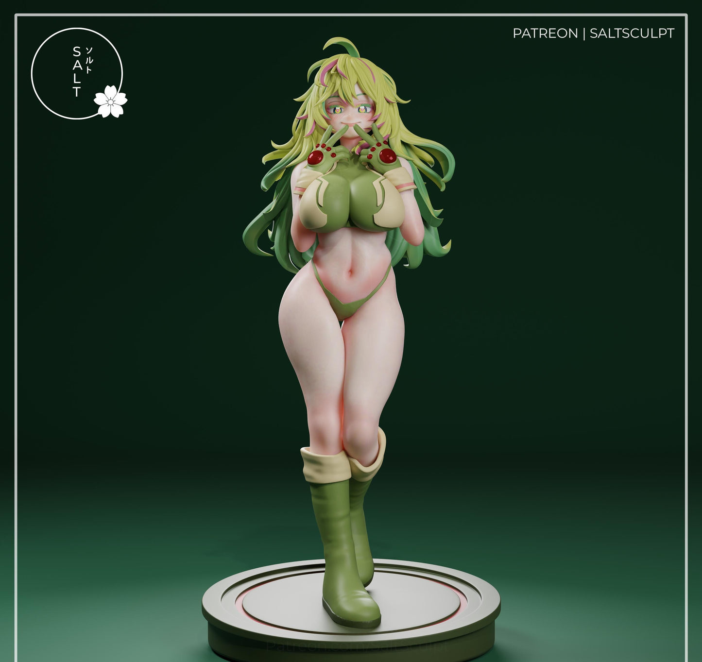 Invisible Girl Model Kit | 3D Resin Printed Figurine | Salt Sculpt