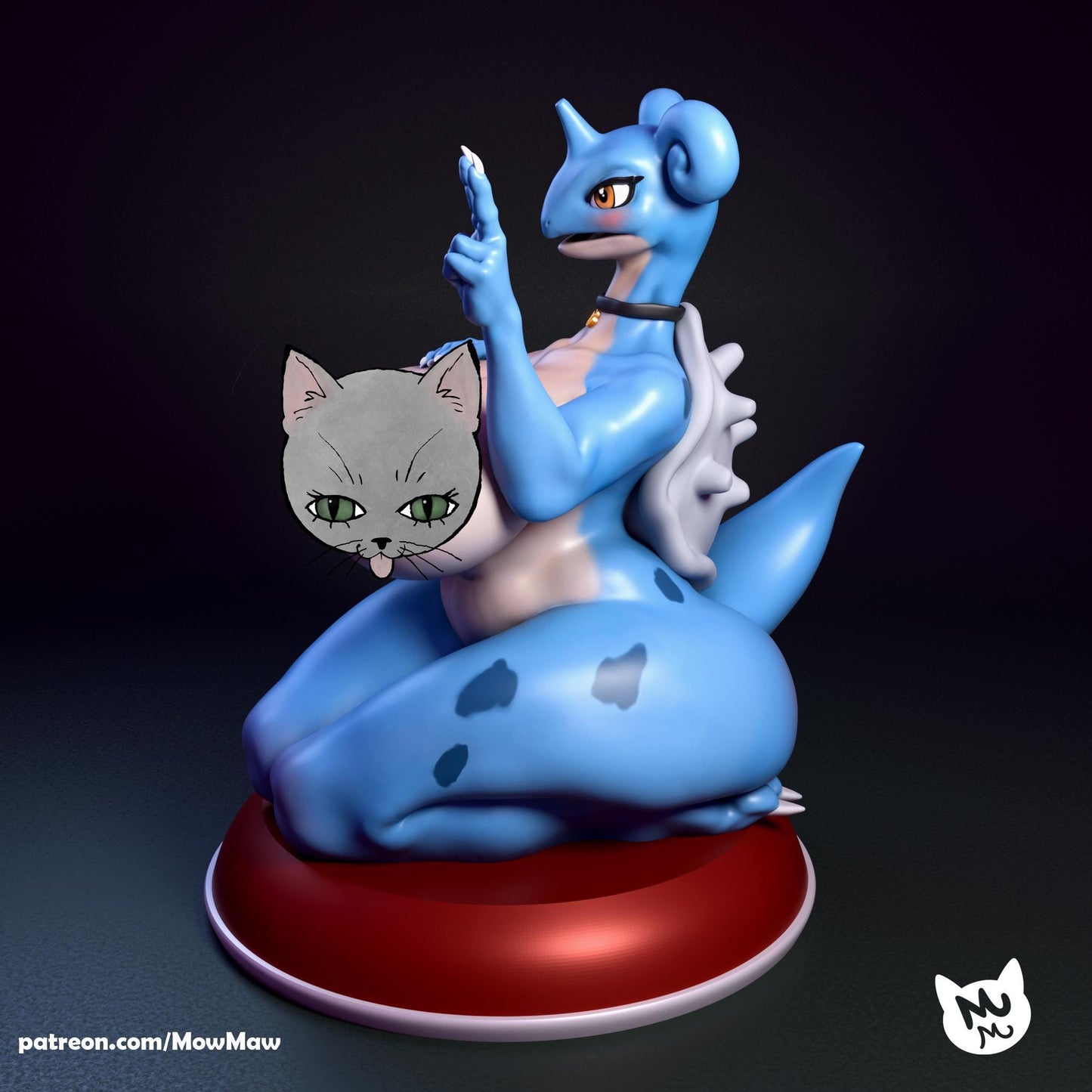 Dino Turtle Lady Model Kit | Mow Maw